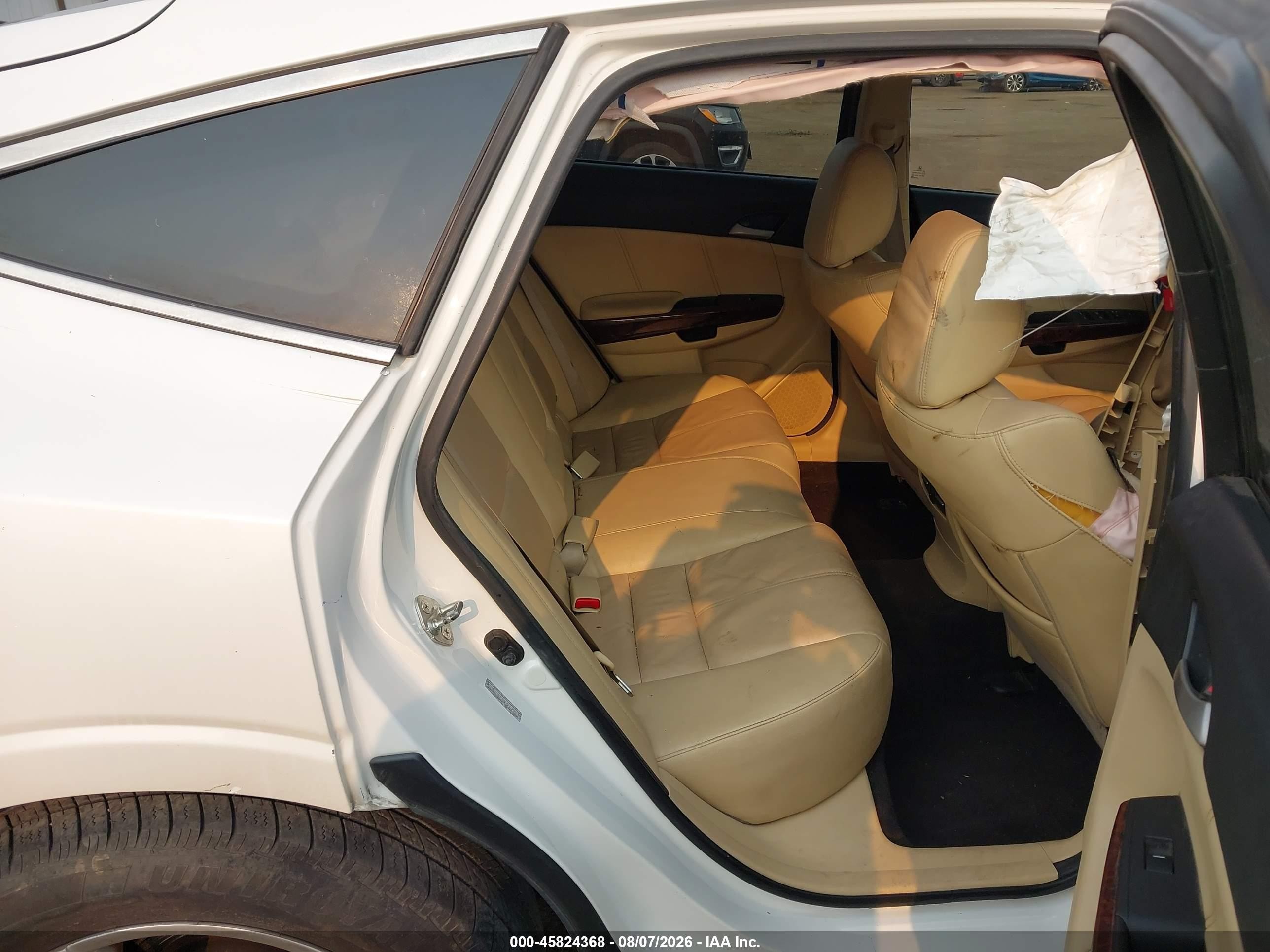 2010 Honda Accord Crosstour Ex-l Белый vin: 5J6TF2H53AL006795