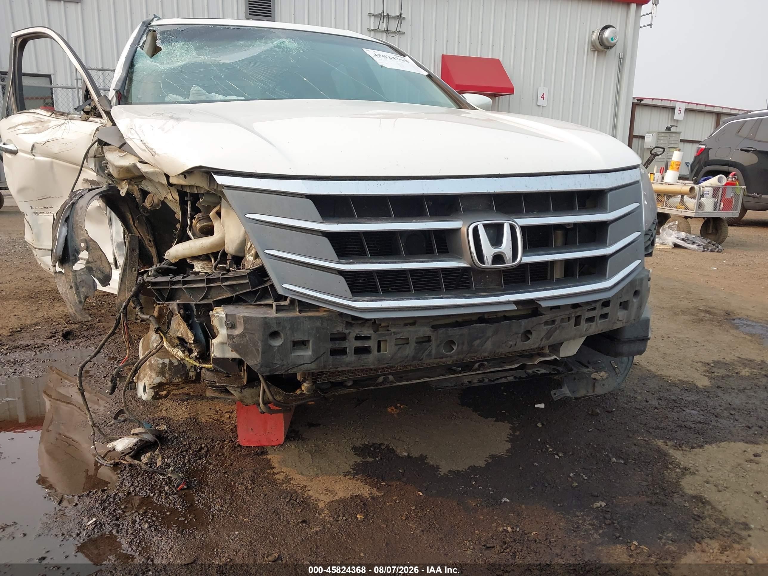 2010 Honda Accord Crosstour Ex-l Белый vin: 5J6TF2H53AL006795