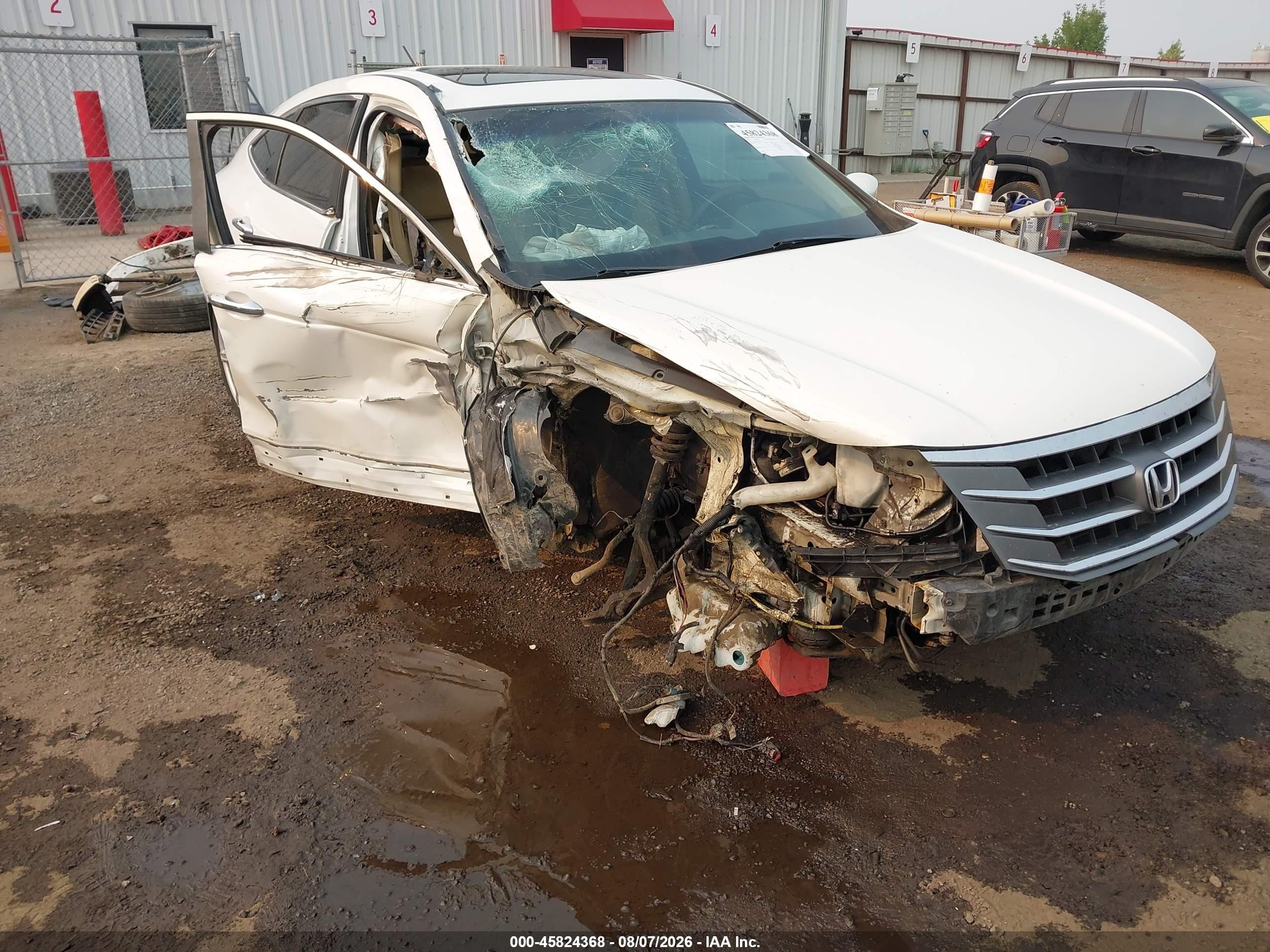 2010 Honda Accord Crosstour Ex-l Белый vin: 5J6TF2H53AL006795