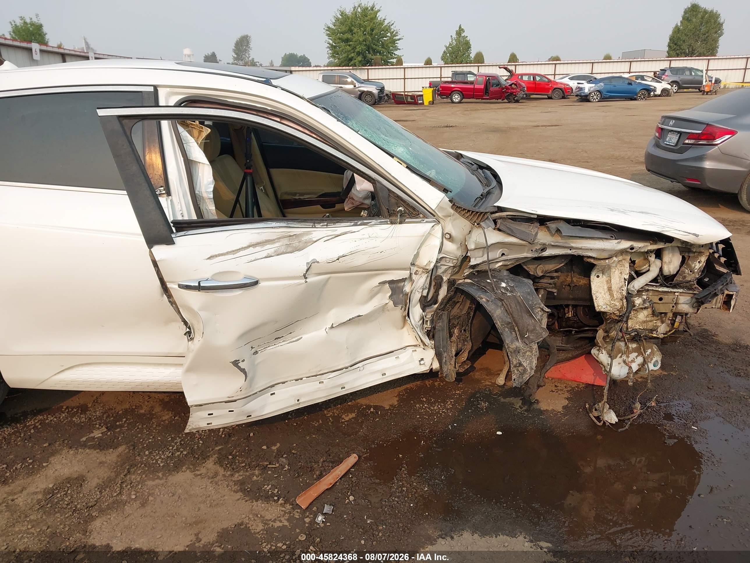 2010 Honda Accord Crosstour Ex-l Белый vin: 5J6TF2H53AL006795