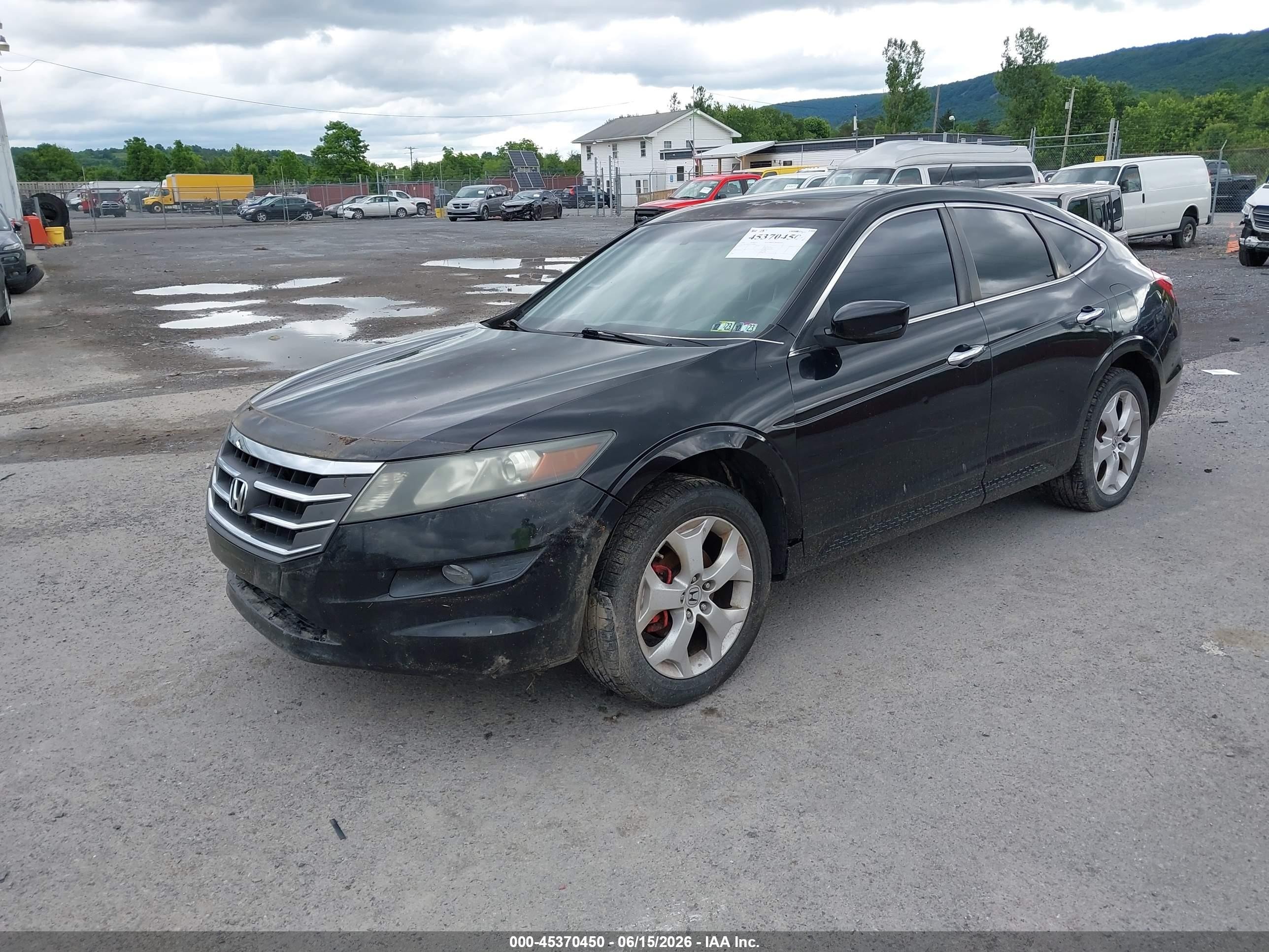 2010 Honda Accord Crosstour Ex-l Черный vin: 5J6TF2H53AL009907