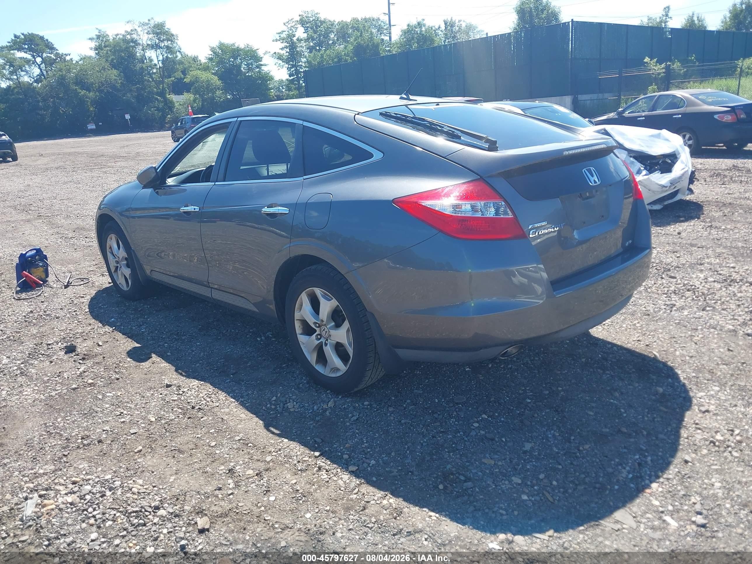 2010 Honda Accord Crosstour Ex-l Gray vin: 5J6TF2H53AL015805