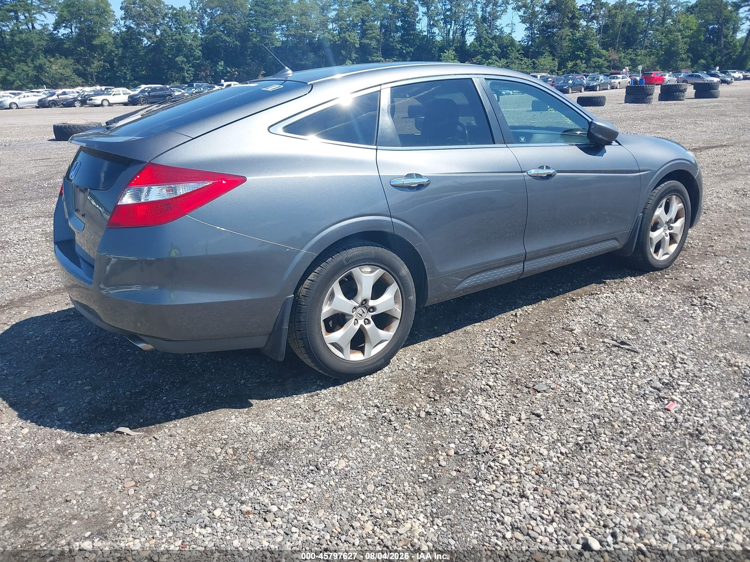 2010 Honda Accord Crosstour Ex-l Gray vin: 5J6TF2H53AL015805