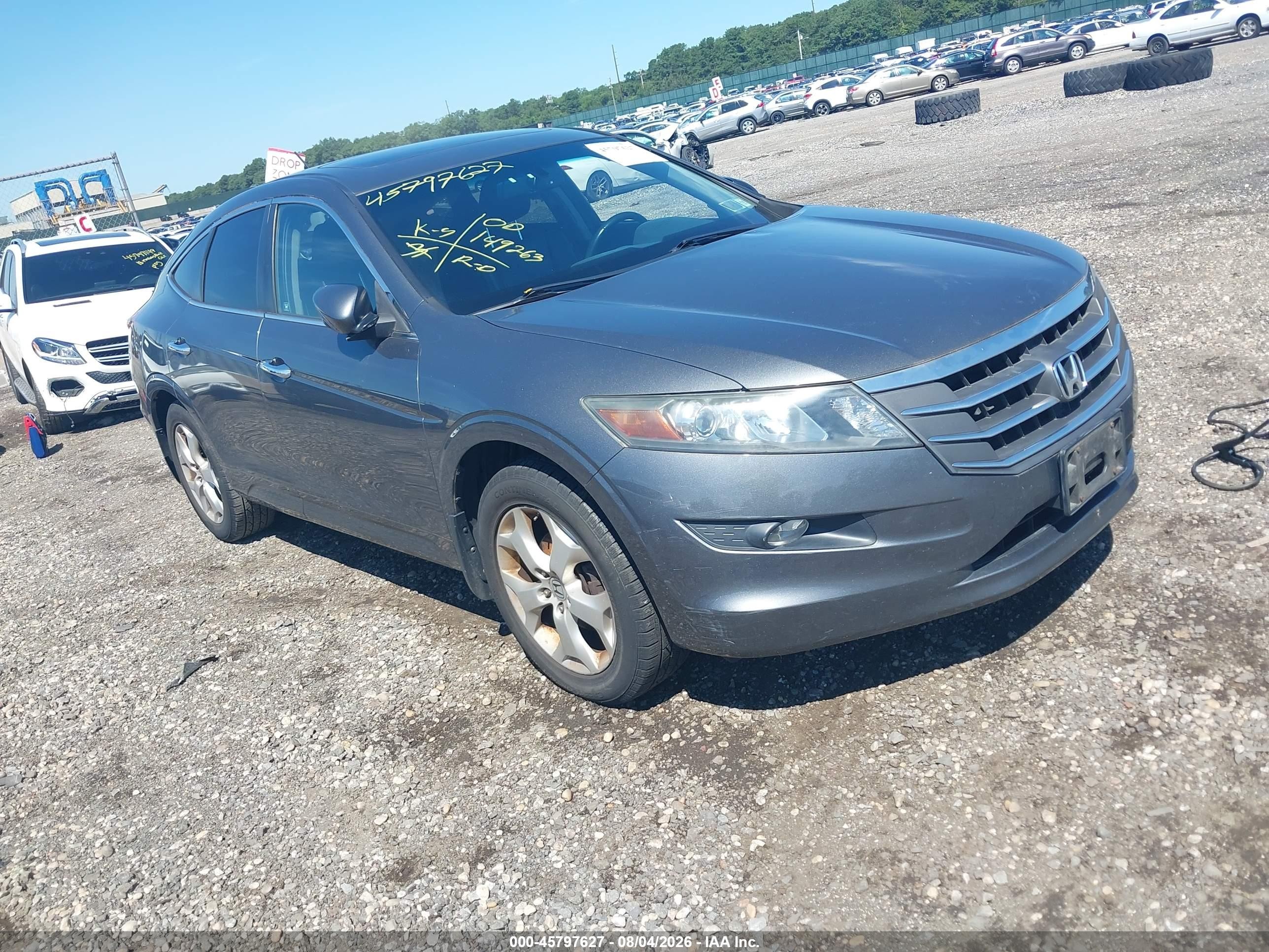 2010 Honda Accord Crosstour Ex-l Серый vin: 5J6TF2H53AL015805