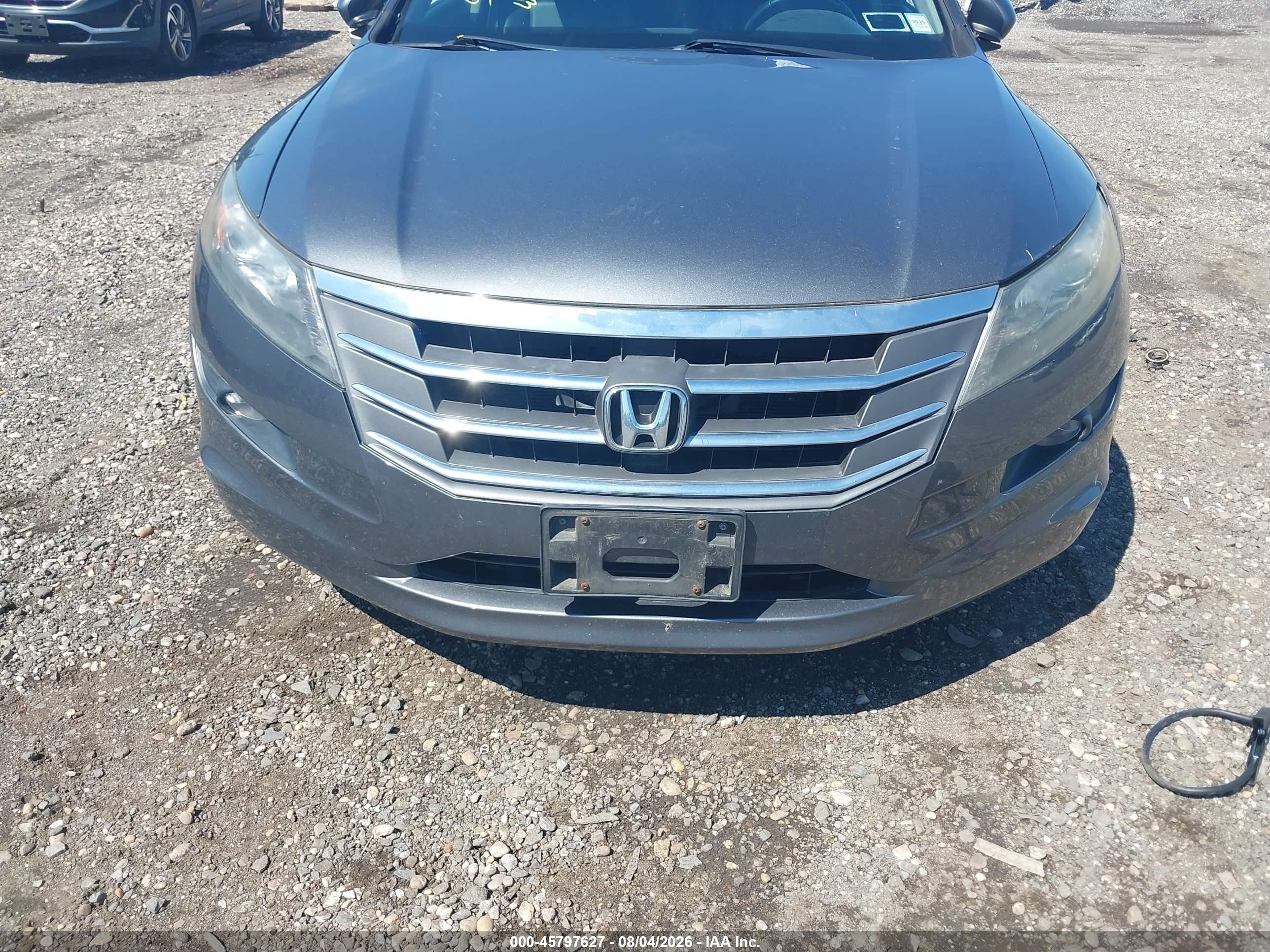 2010 Honda Accord Crosstour Ex-l Gray vin: 5J6TF2H53AL015805
