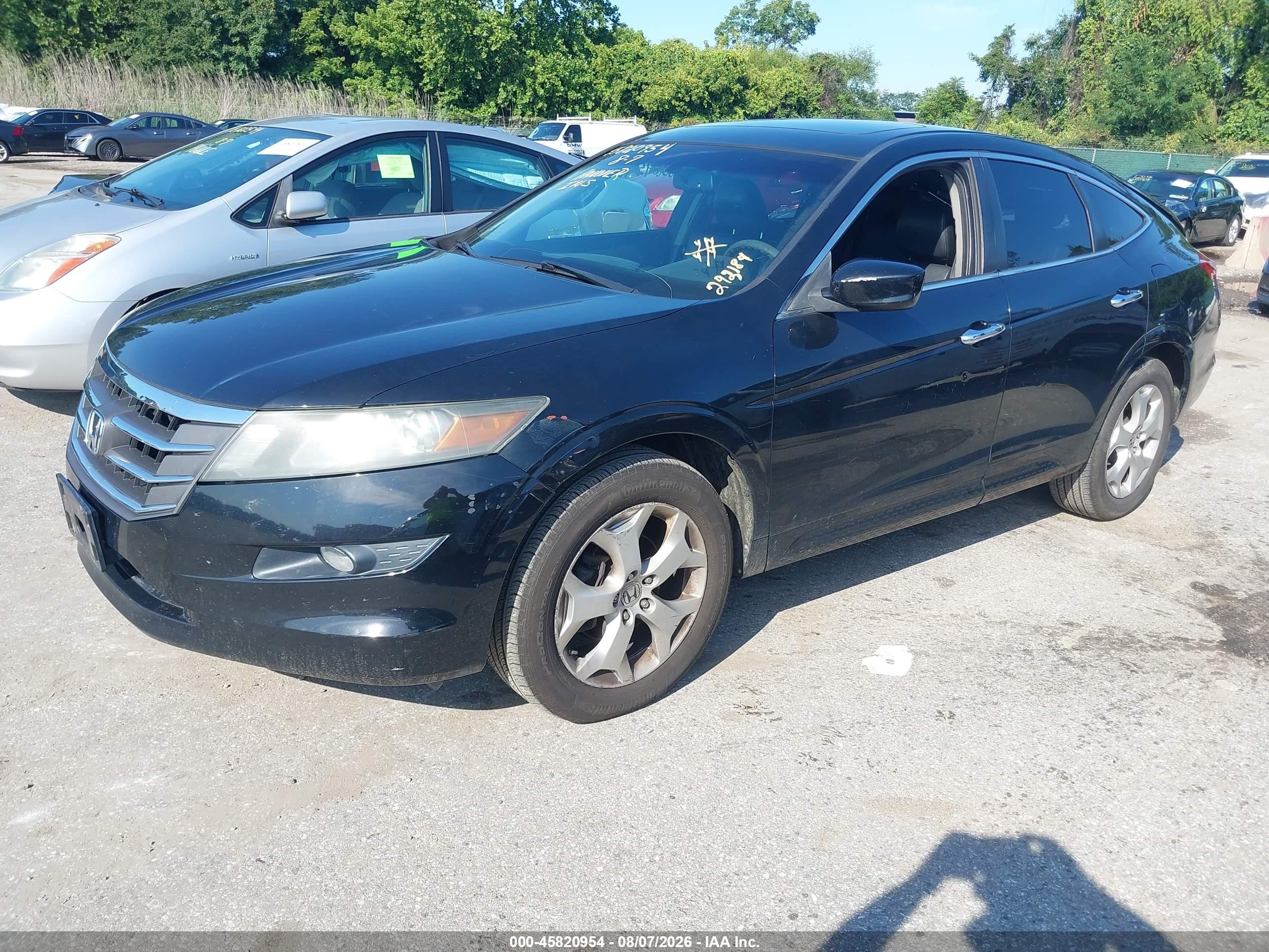 2011 Honda Accord Crosstour Ex-l Black vin: 5J6TF2H53BL006183