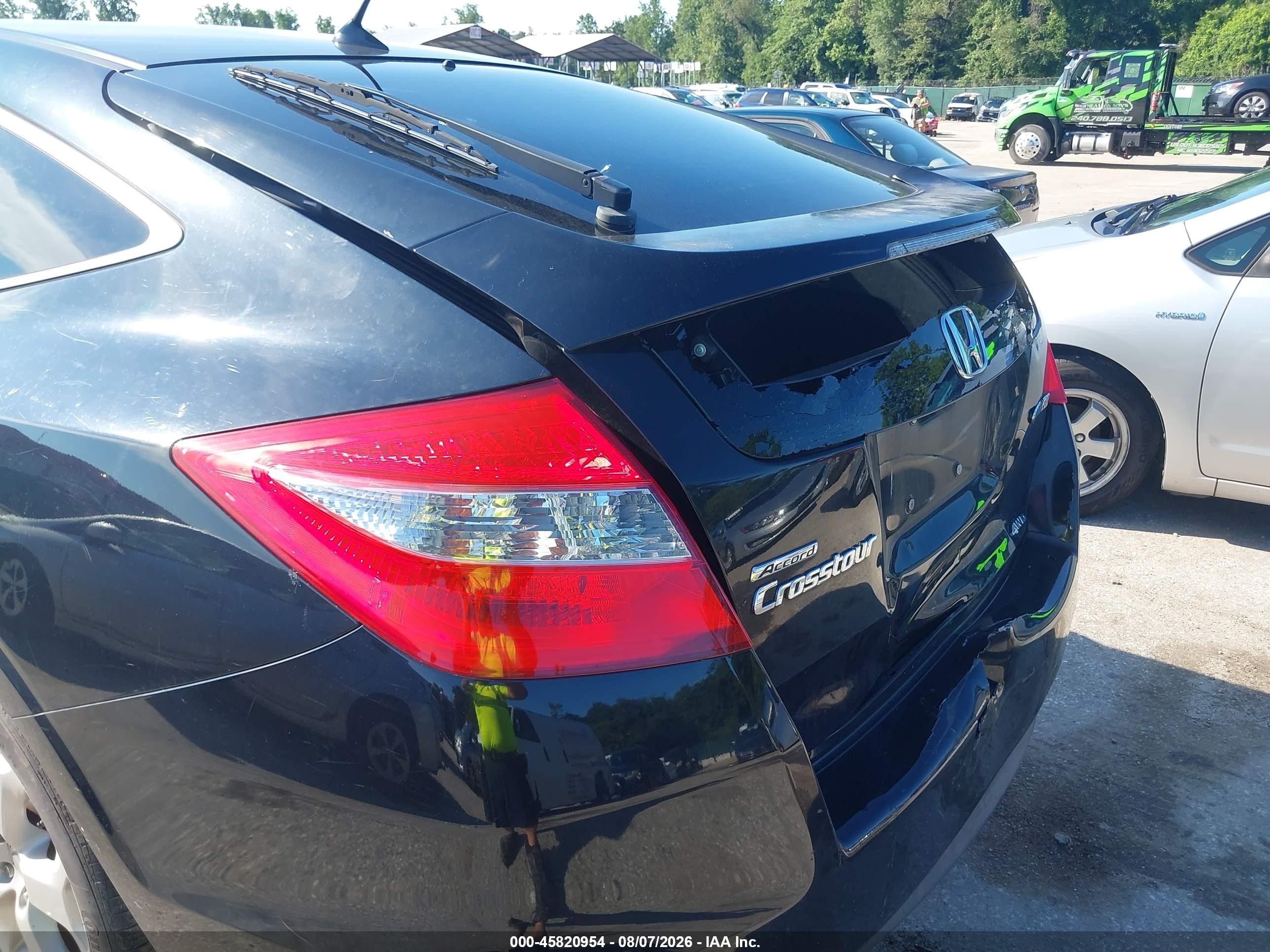 2011 Honda Accord Crosstour Ex-l Black vin: 5J6TF2H53BL006183
