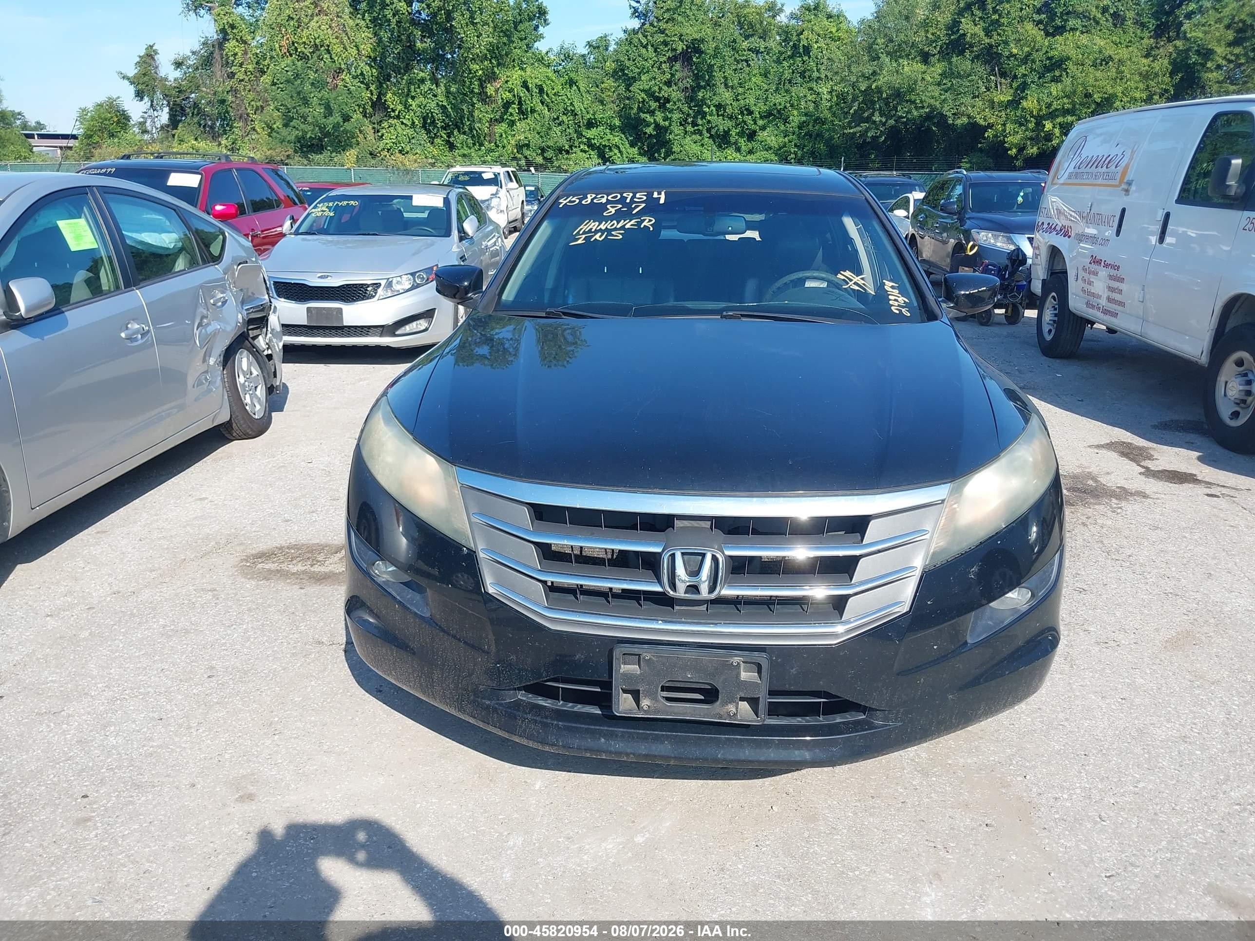 2011 Honda Accord Crosstour Ex-l Black vin: 5J6TF2H53BL006183