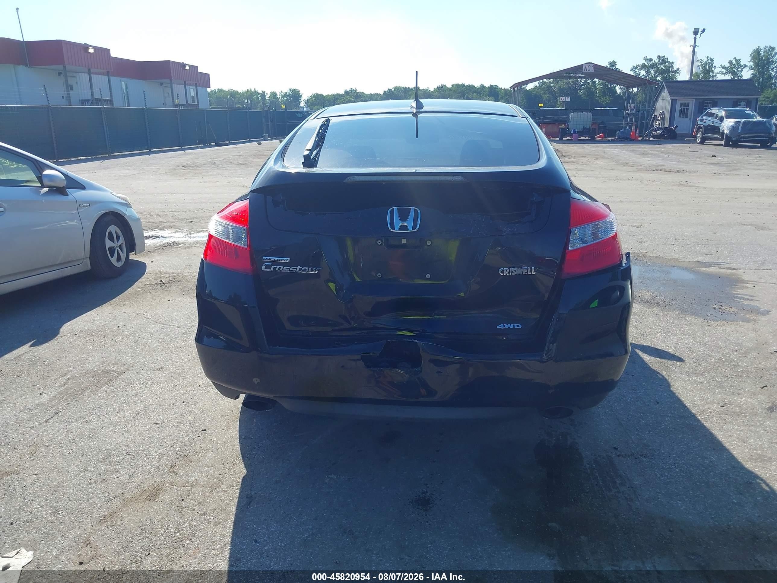 2011 Honda Accord Crosstour Ex-l Black vin: 5J6TF2H53BL006183