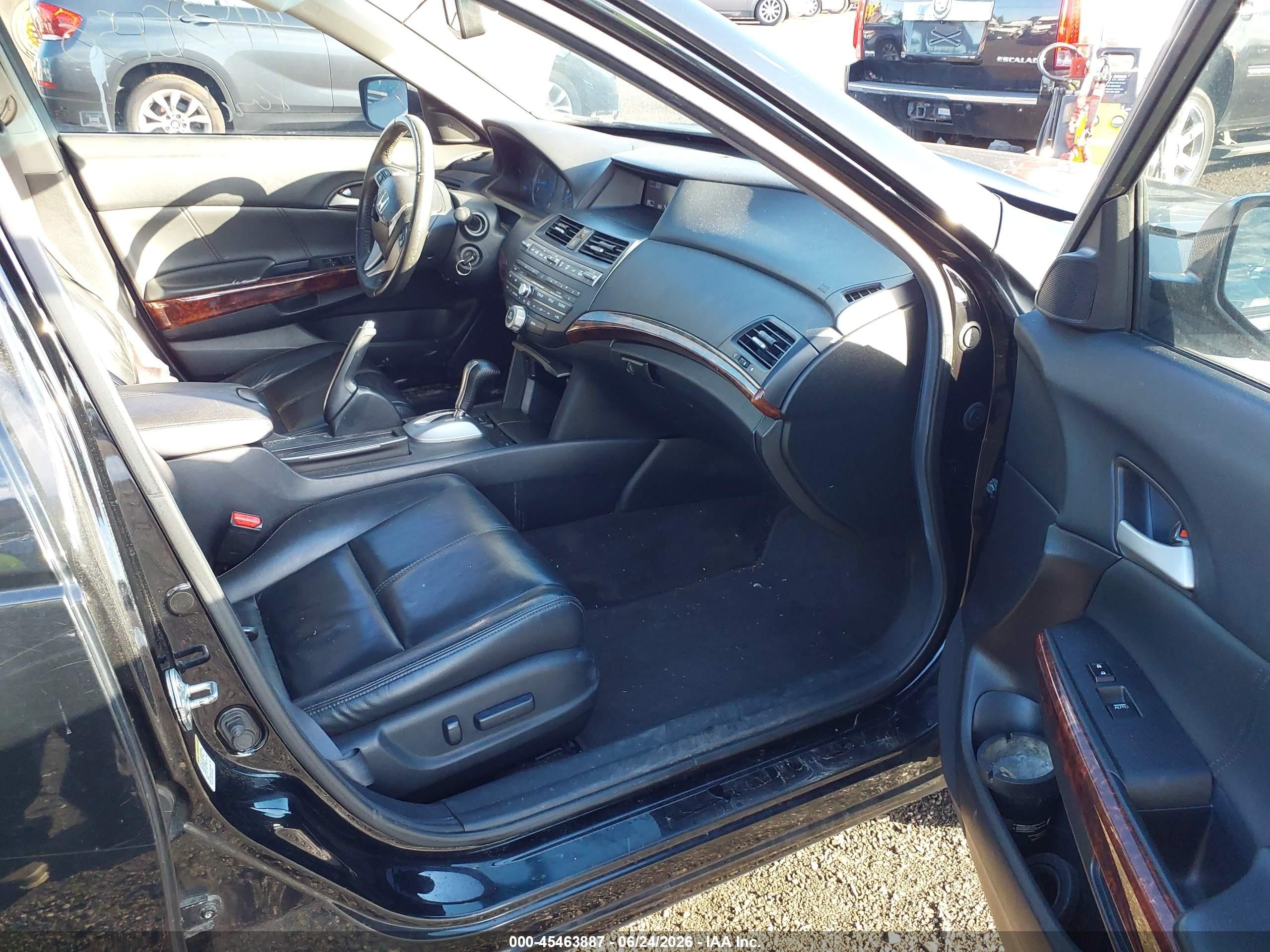 2012 Honda Crosstour Ex-l Black vin: 5J6TF2H53CL000613