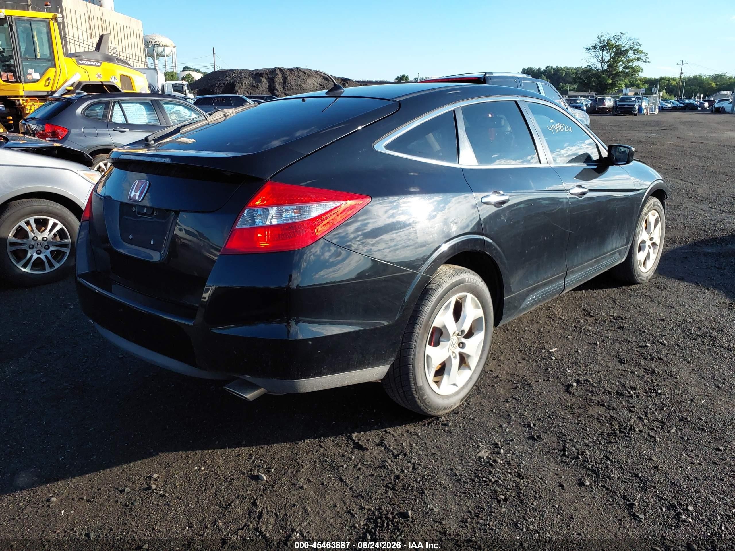 2012 Honda Crosstour Ex-l Black vin: 5J6TF2H53CL000613