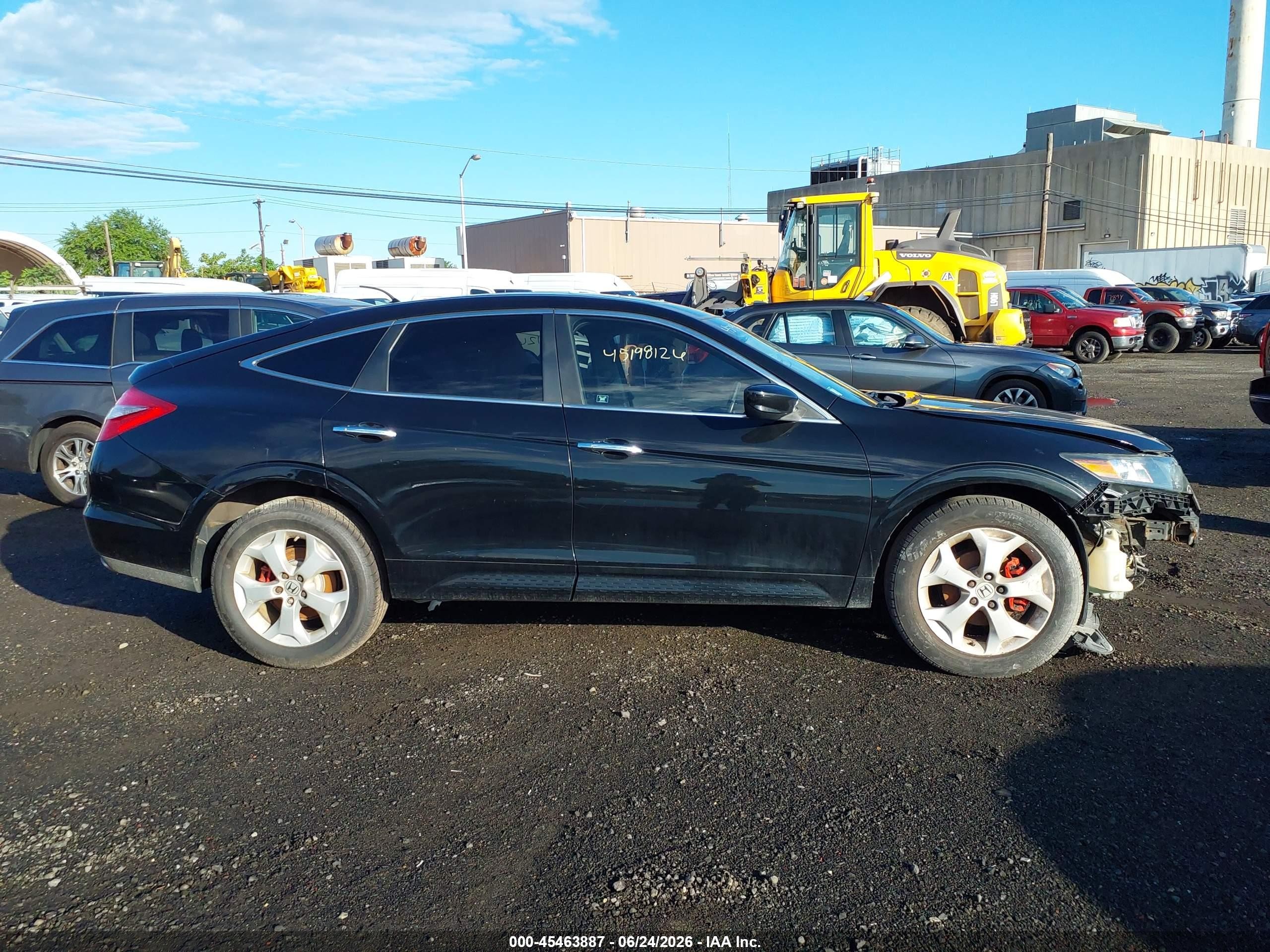 2012 Honda Crosstour Ex-l Black vin: 5J6TF2H53CL000613