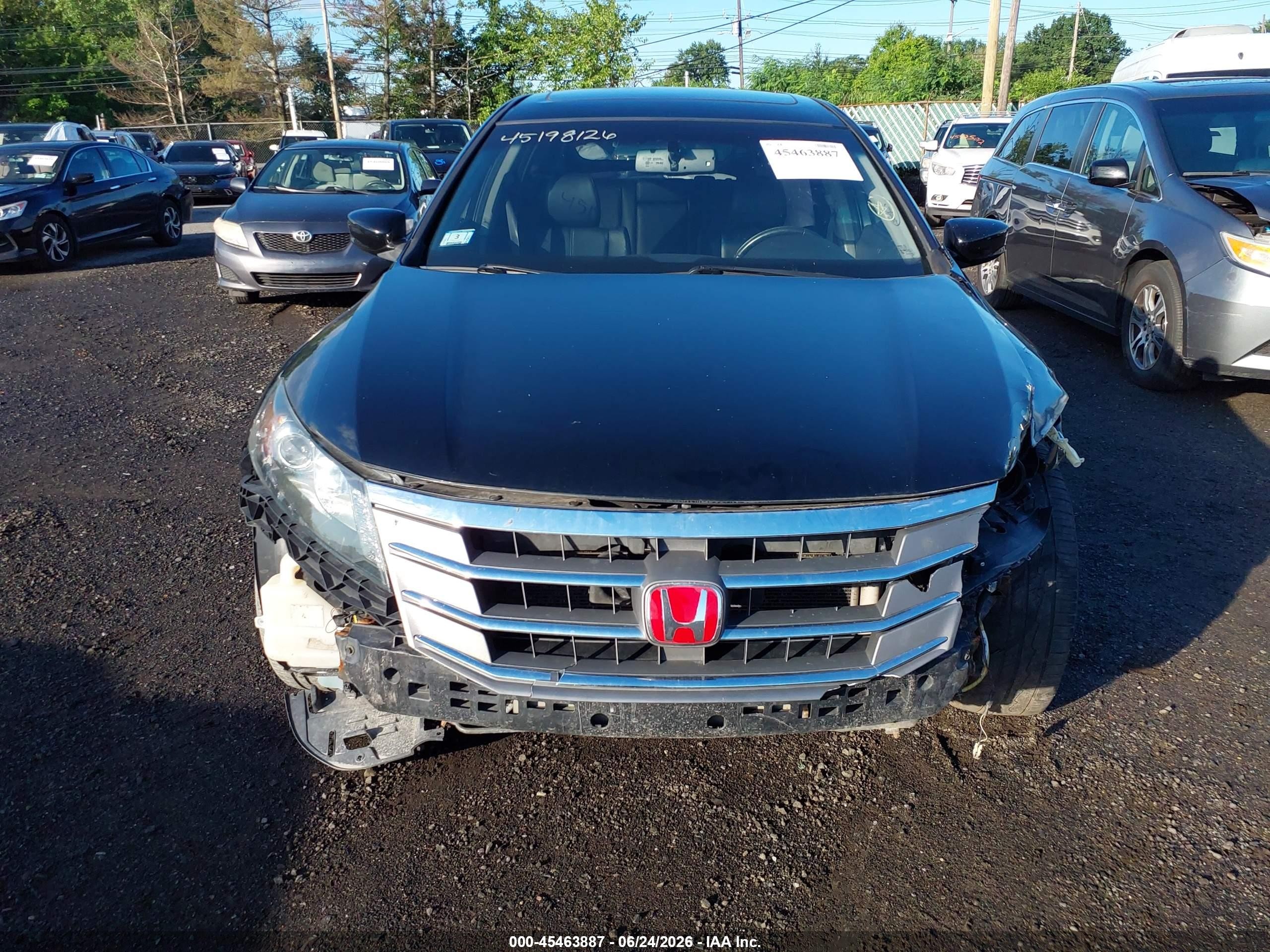 2012 Honda Crosstour Ex-l Black vin: 5J6TF2H53CL000613