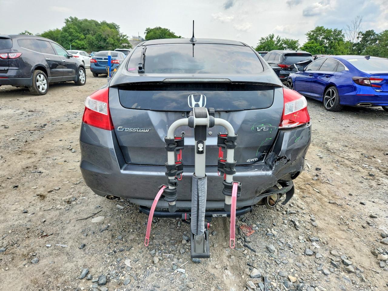 2012 Honda Crosstour Exl Gray vin: 5J6TF2H53CL000885