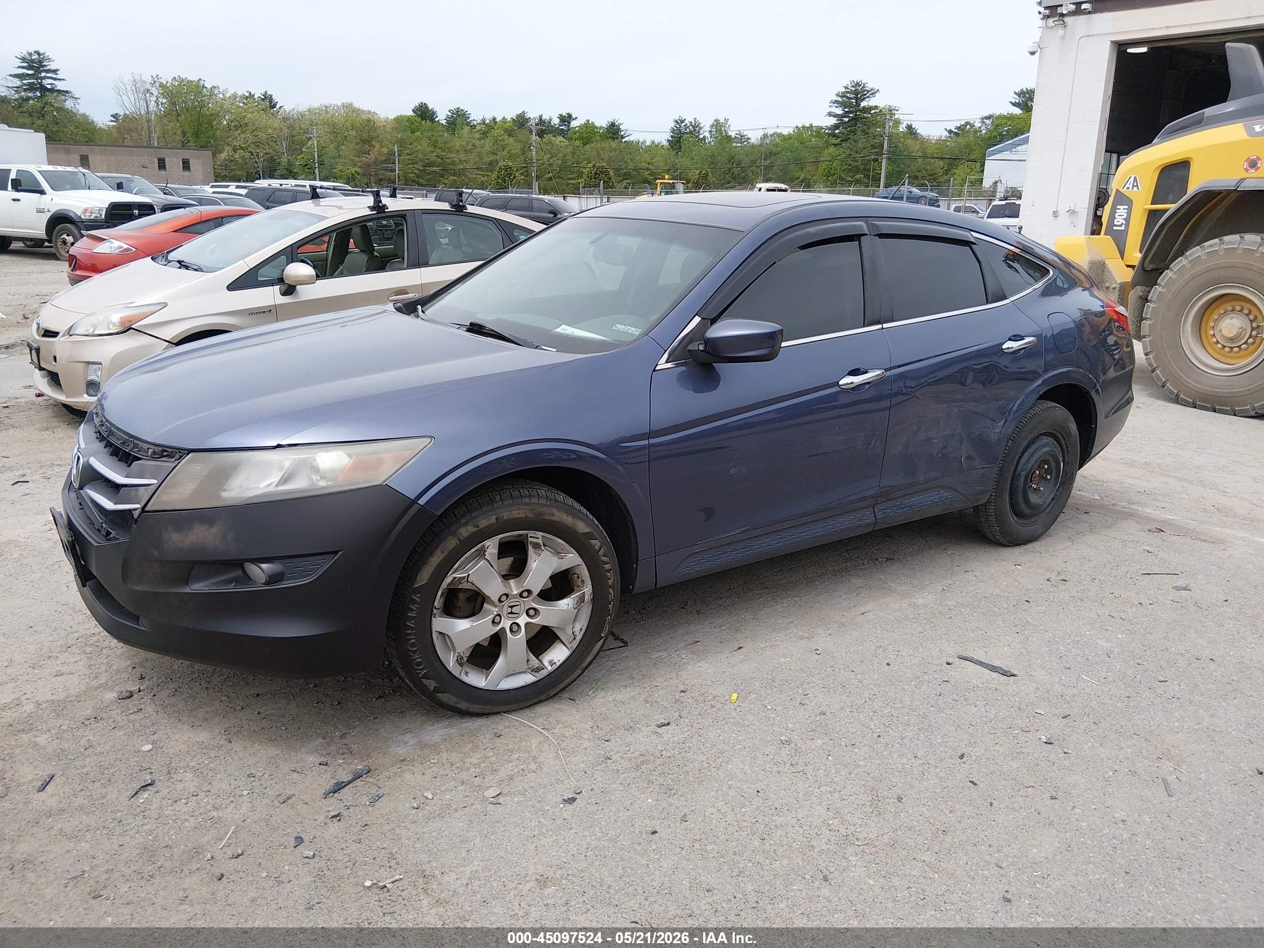 2012 Honda Crosstour Ex-l Blue vin: 5J6TF2H53CL004449