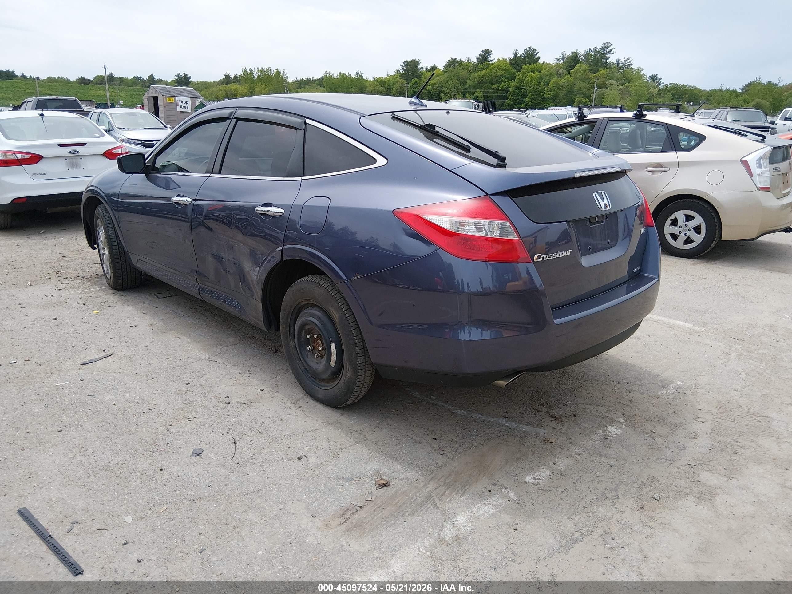 2012 Honda Crosstour Ex-l Blue vin: 5J6TF2H53CL004449