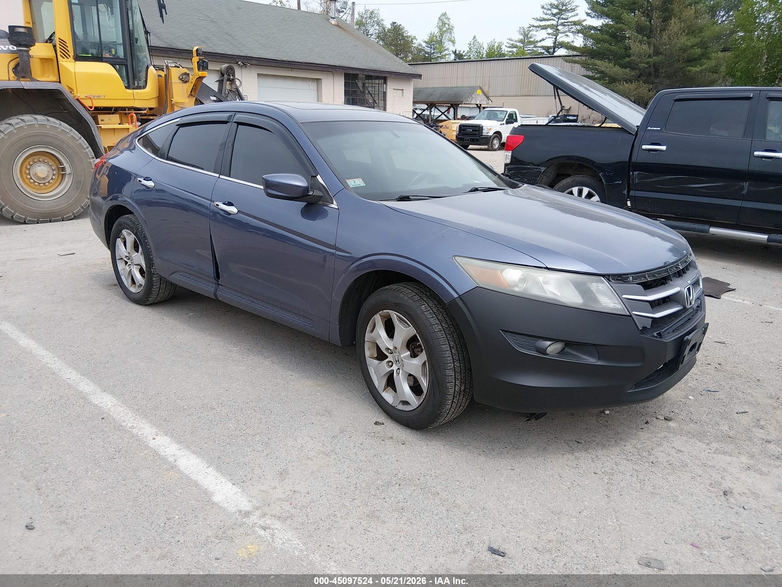 2012 Honda Crosstour Ex-l Blue vin: 5J6TF2H53CL004449