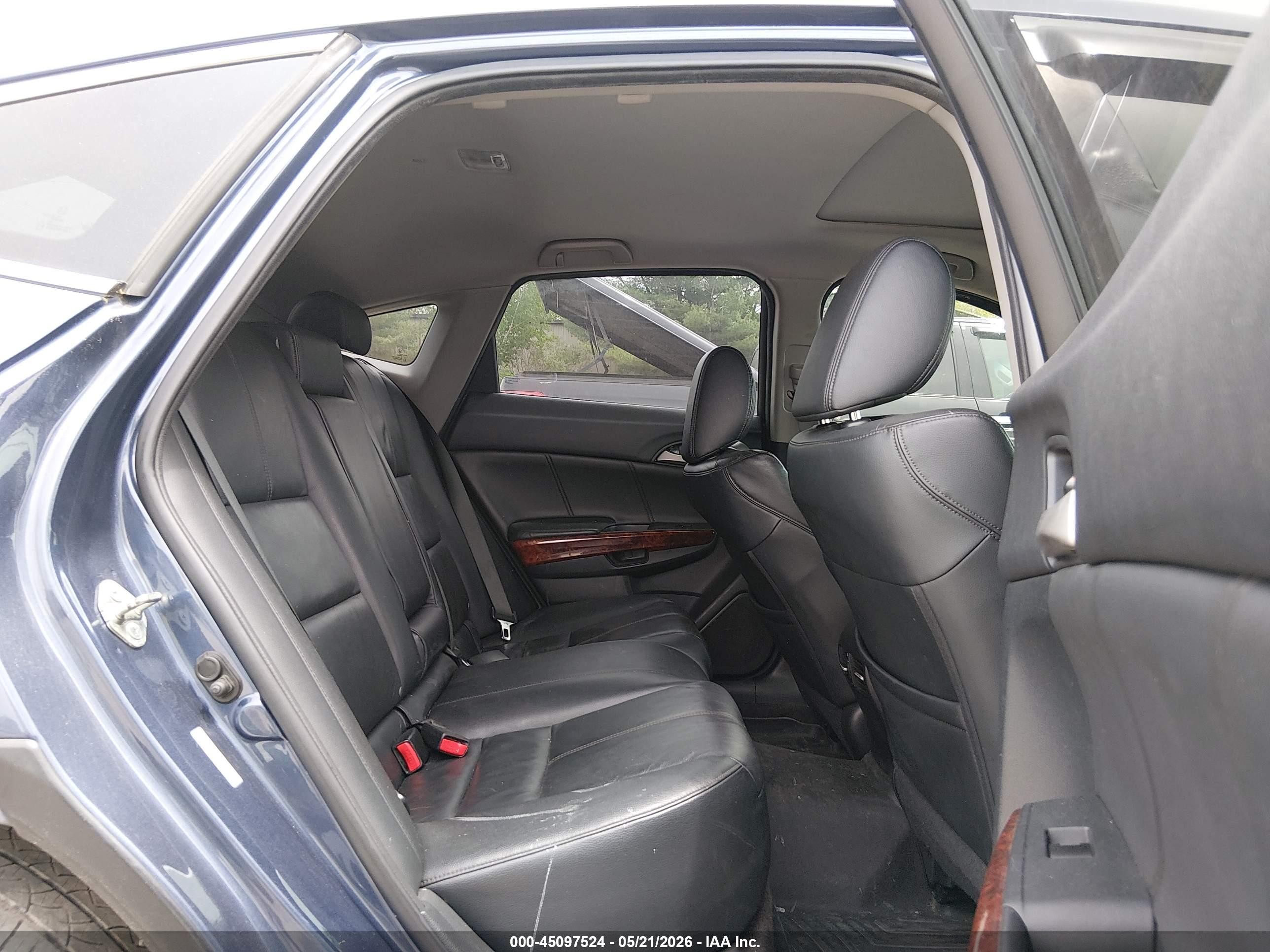 2012 Honda Crosstour Ex-l Blue vin: 5J6TF2H53CL004449
