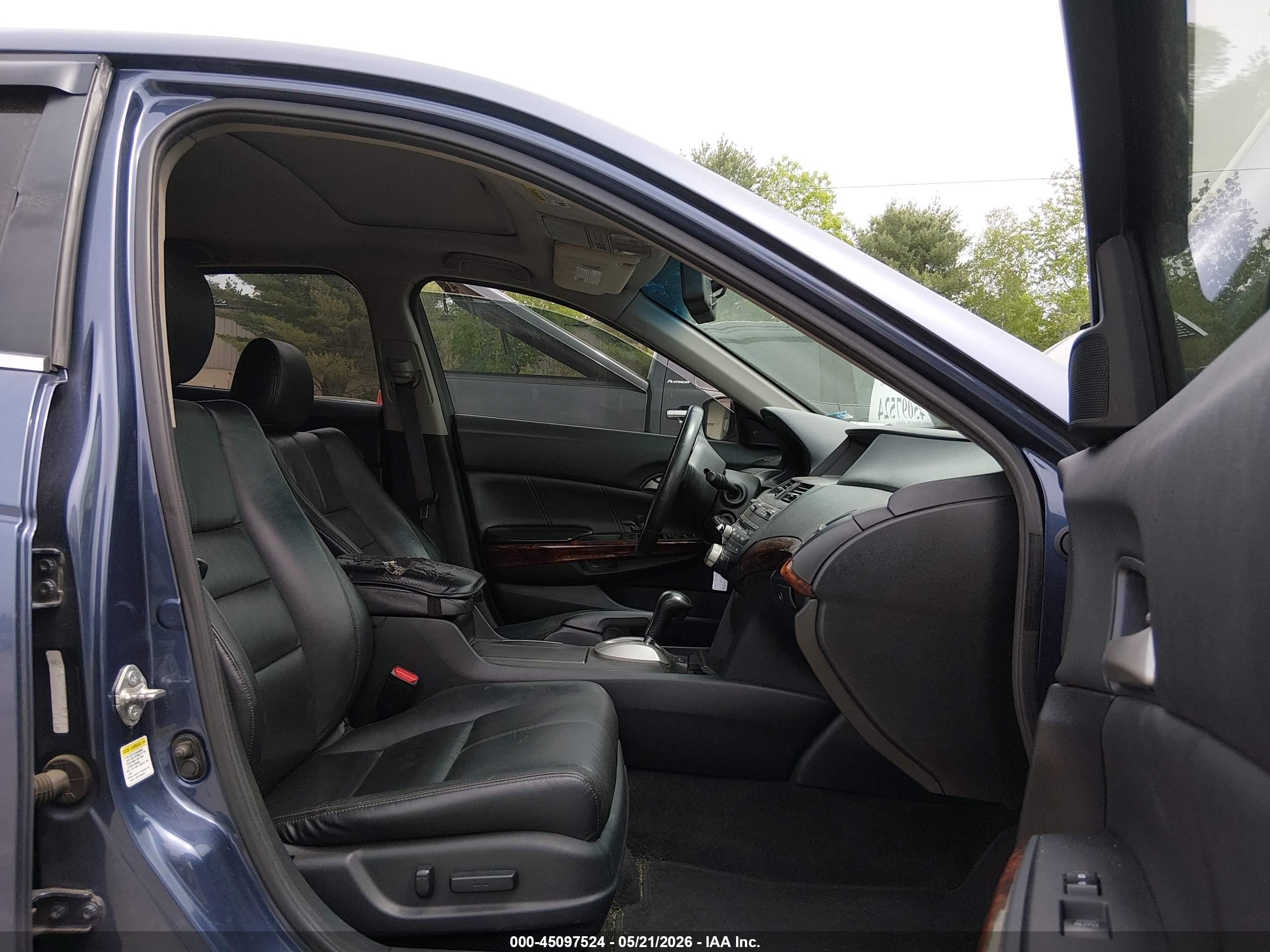 2012 Honda Crosstour Ex-l Blue vin: 5J6TF2H53CL004449