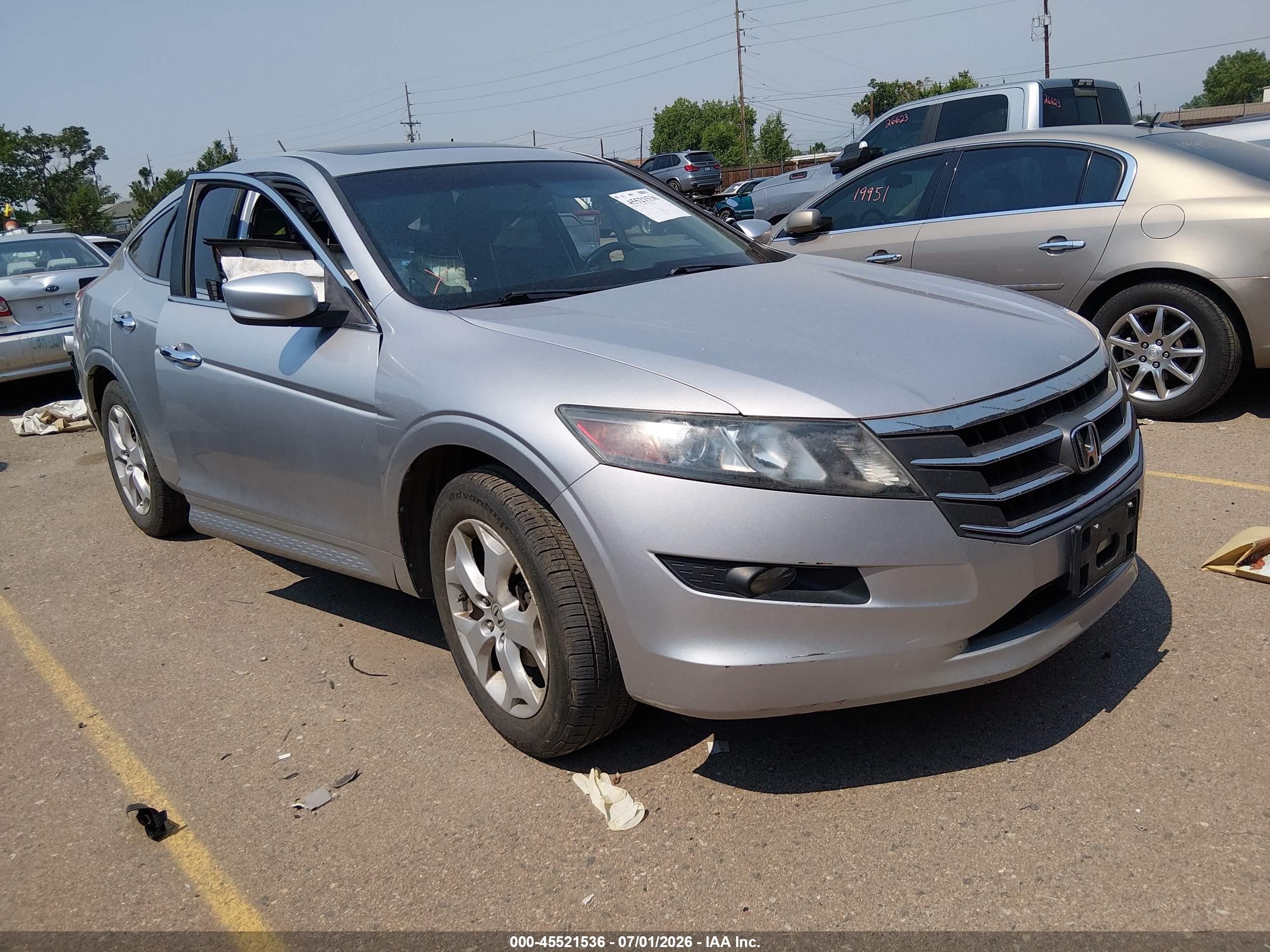 2012 Honda Crosstour Ex-l Silver vin: 5J6TF2H53CL005343