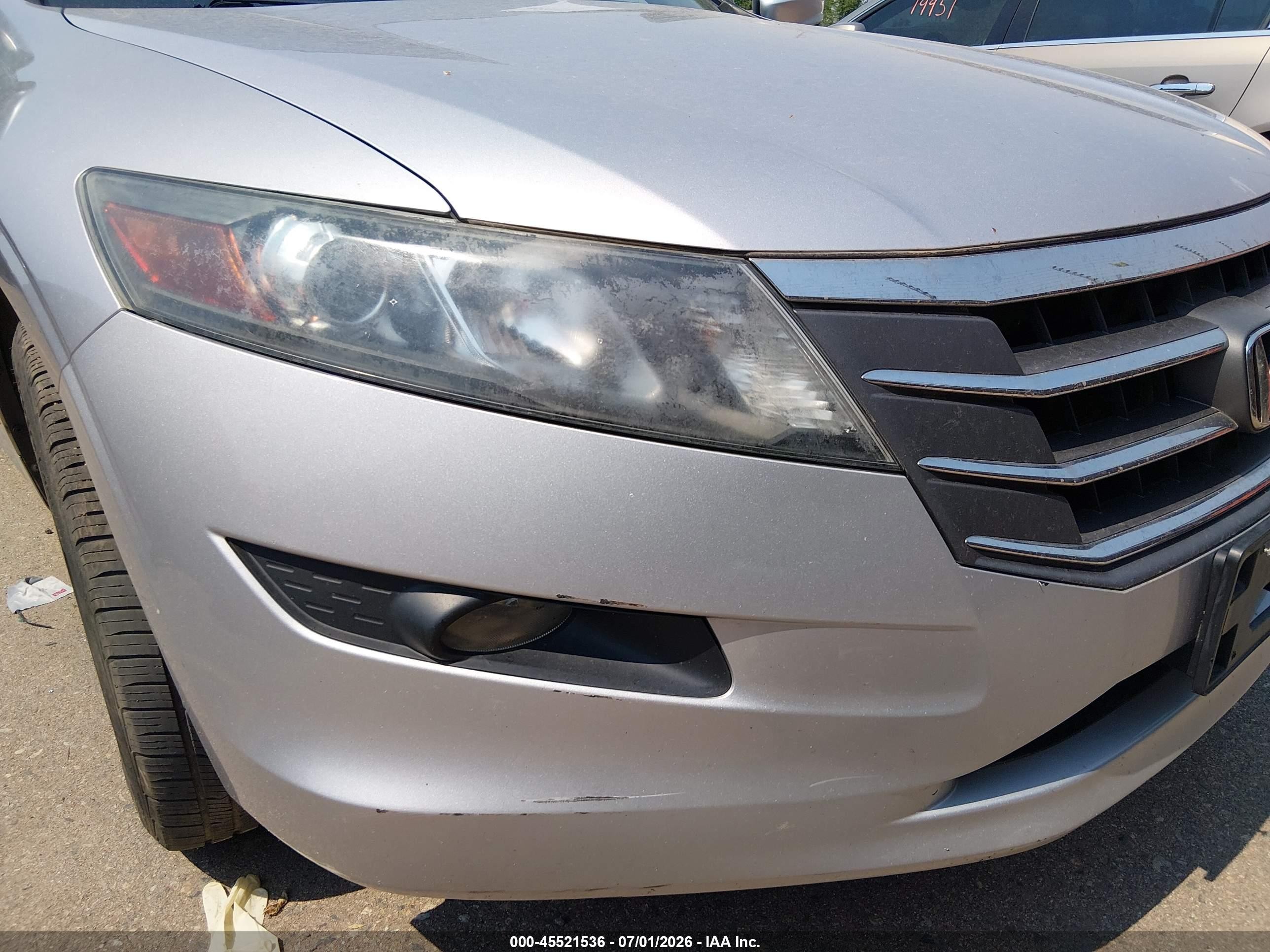 2012 Honda Crosstour Ex-l Silver vin: 5J6TF2H53CL005343
