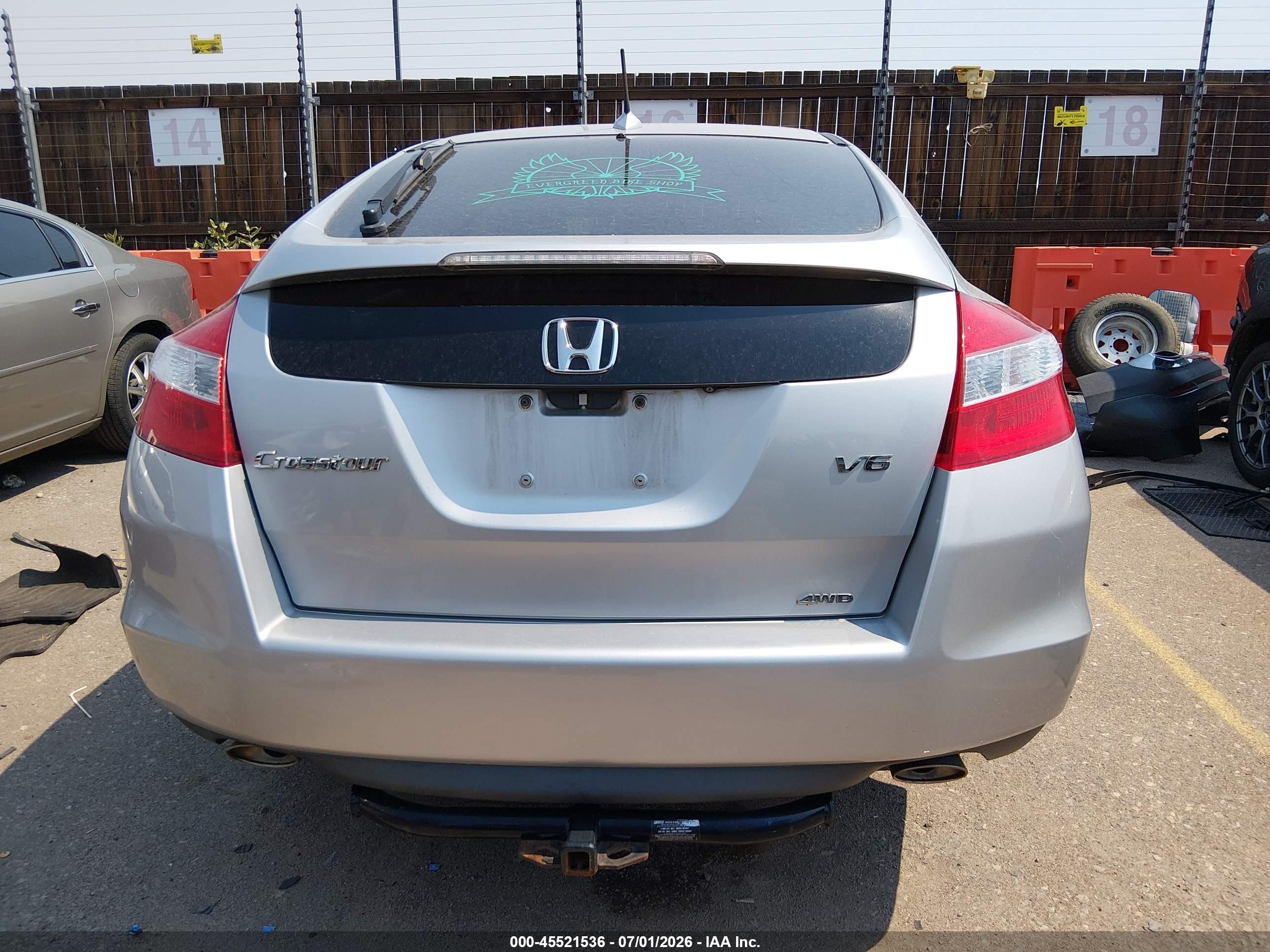 2012 Honda Crosstour Ex-l Silver vin: 5J6TF2H53CL005343