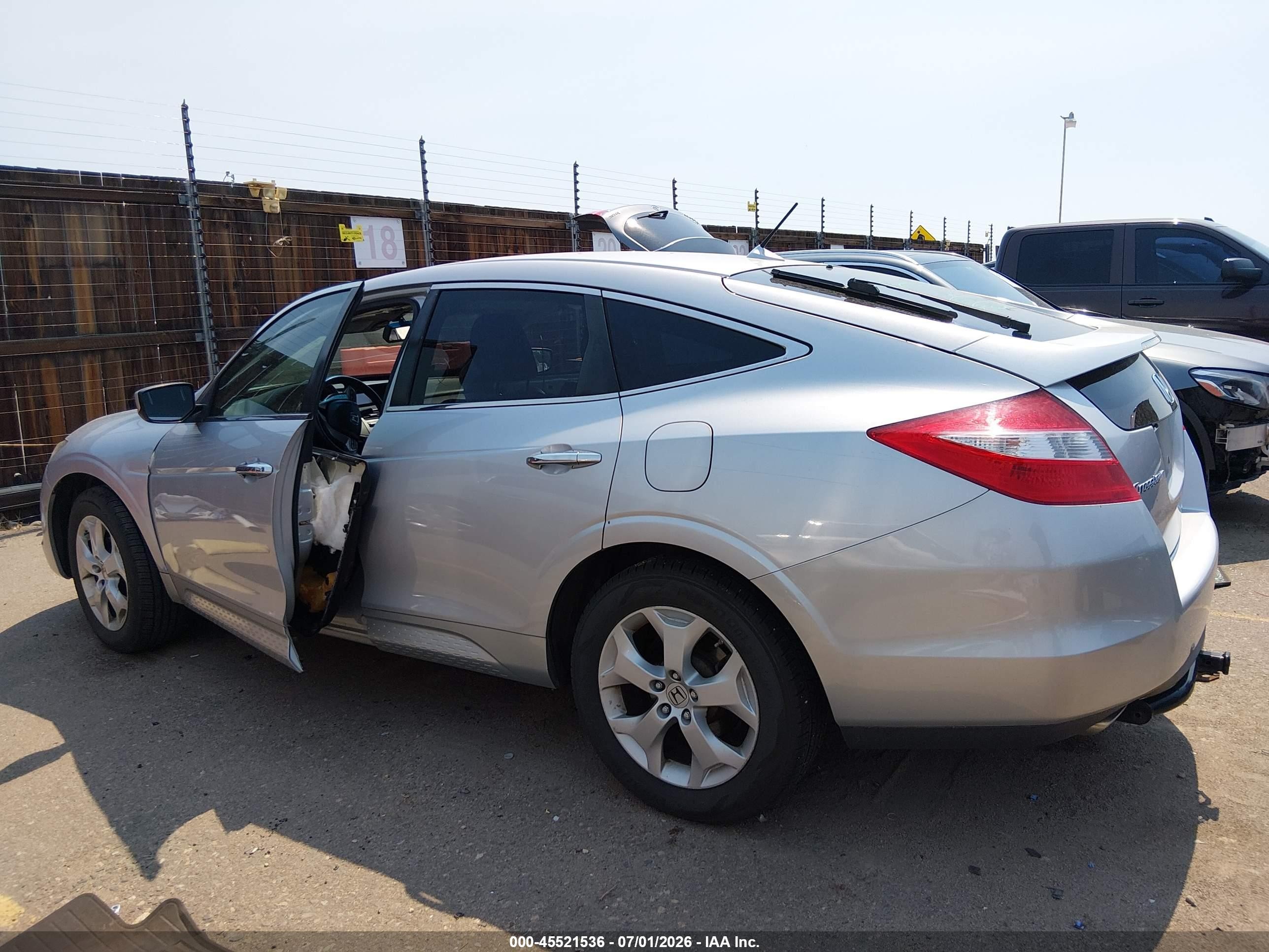 2012 Honda Crosstour Ex-l Silver vin: 5J6TF2H53CL005343