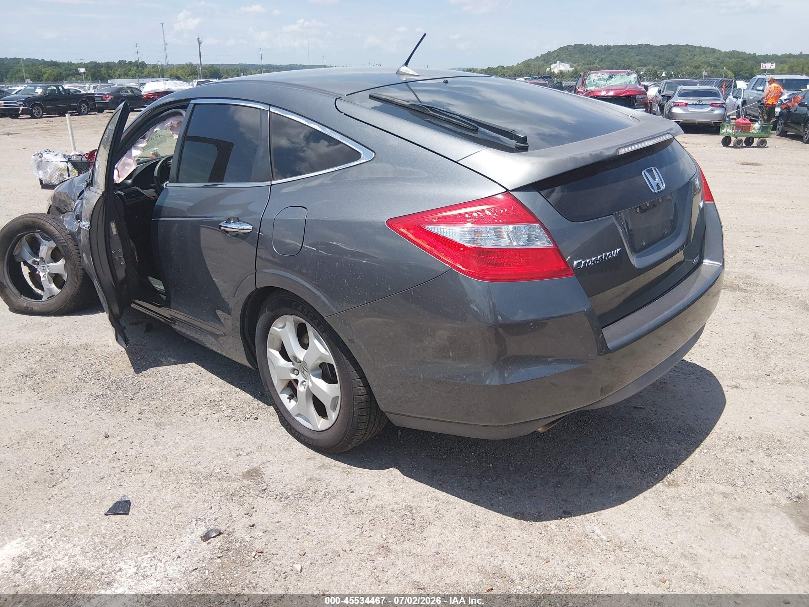 2012 Honda Crosstour Ex-l Gray vin: 5J6TF2H53CL006315