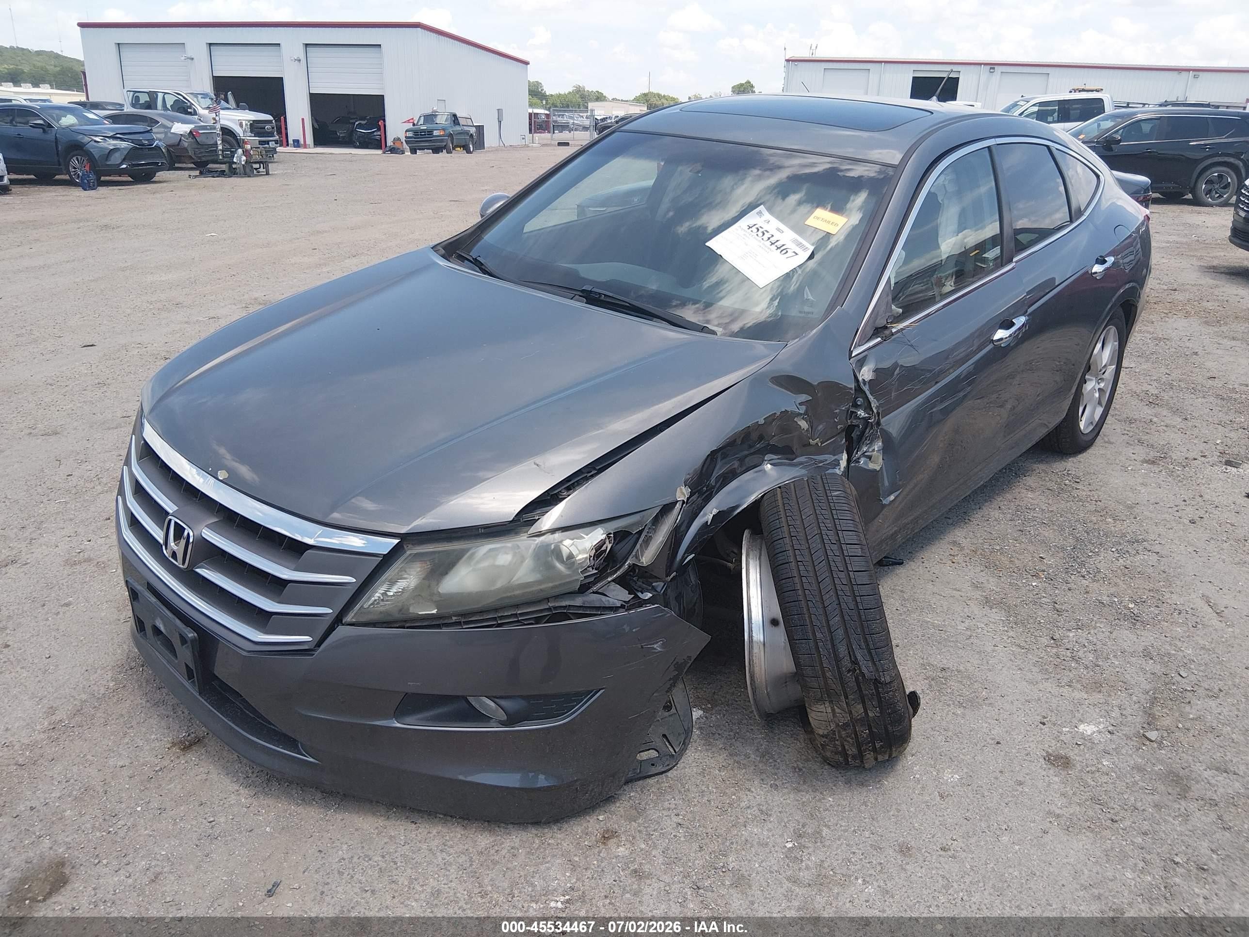 2012 Honda Crosstour Ex-l Gray vin: 5J6TF2H53CL006315