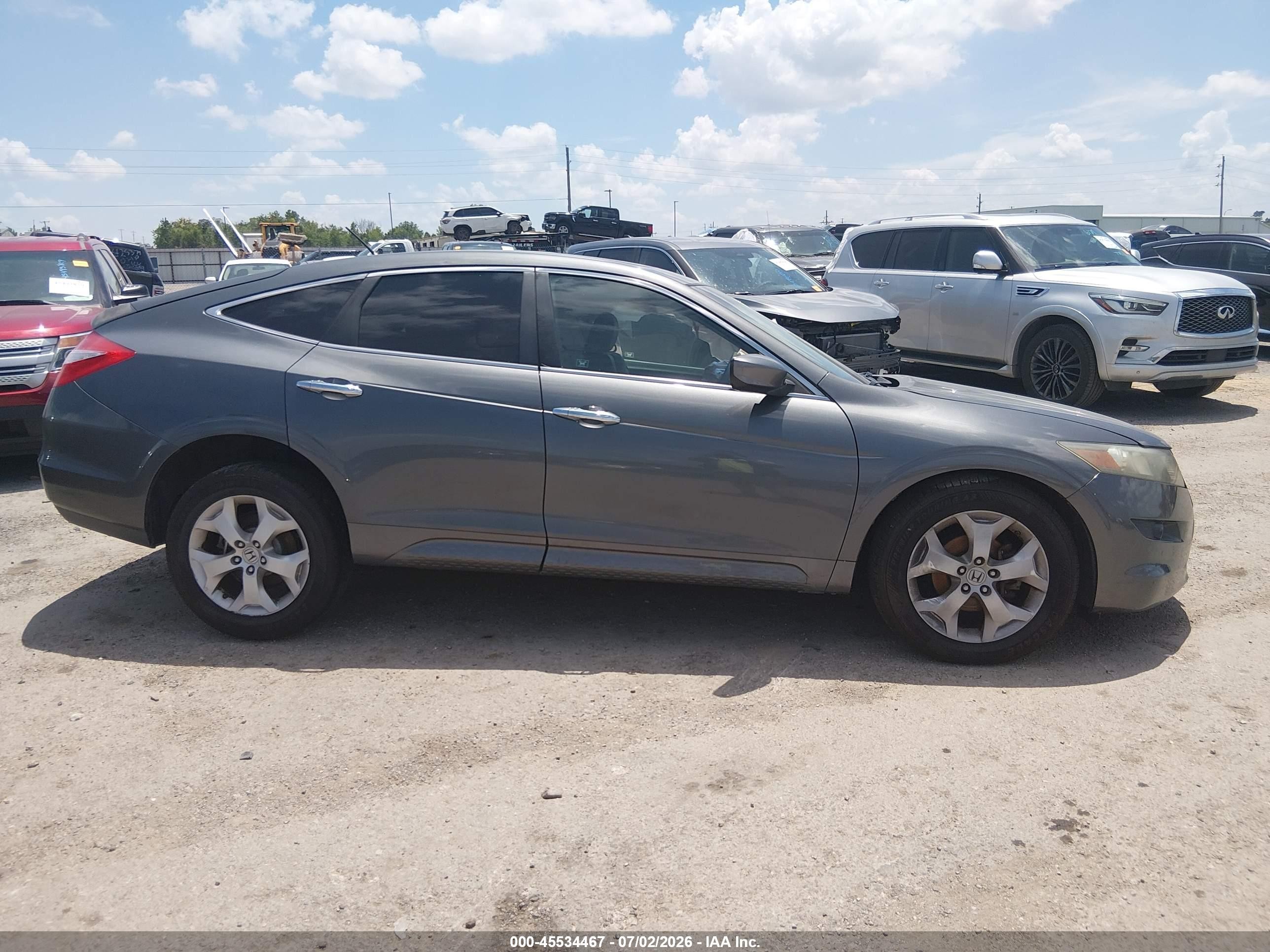 2012 Honda Crosstour Ex-l Gray vin: 5J6TF2H53CL006315
