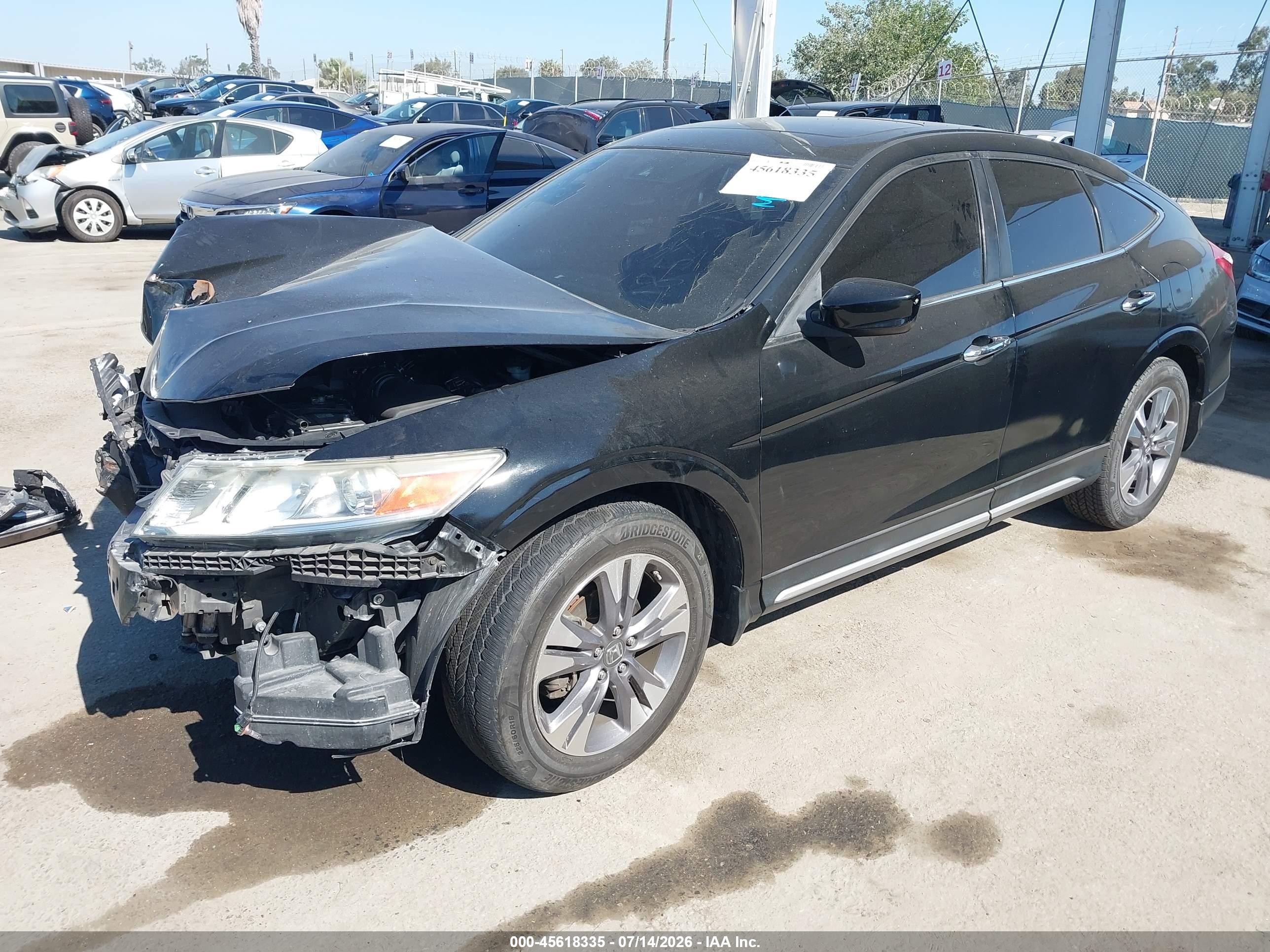 2013 Honda Crosstour Ex-l V6 Black vin: 5J6TF2H53DL001309