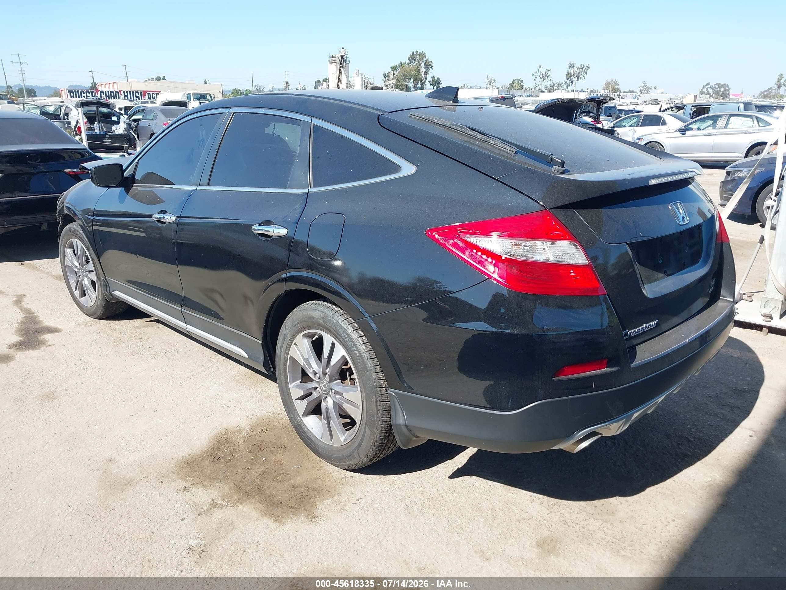 2013 Honda Crosstour Ex-l V6 Black vin: 5J6TF2H53DL001309
