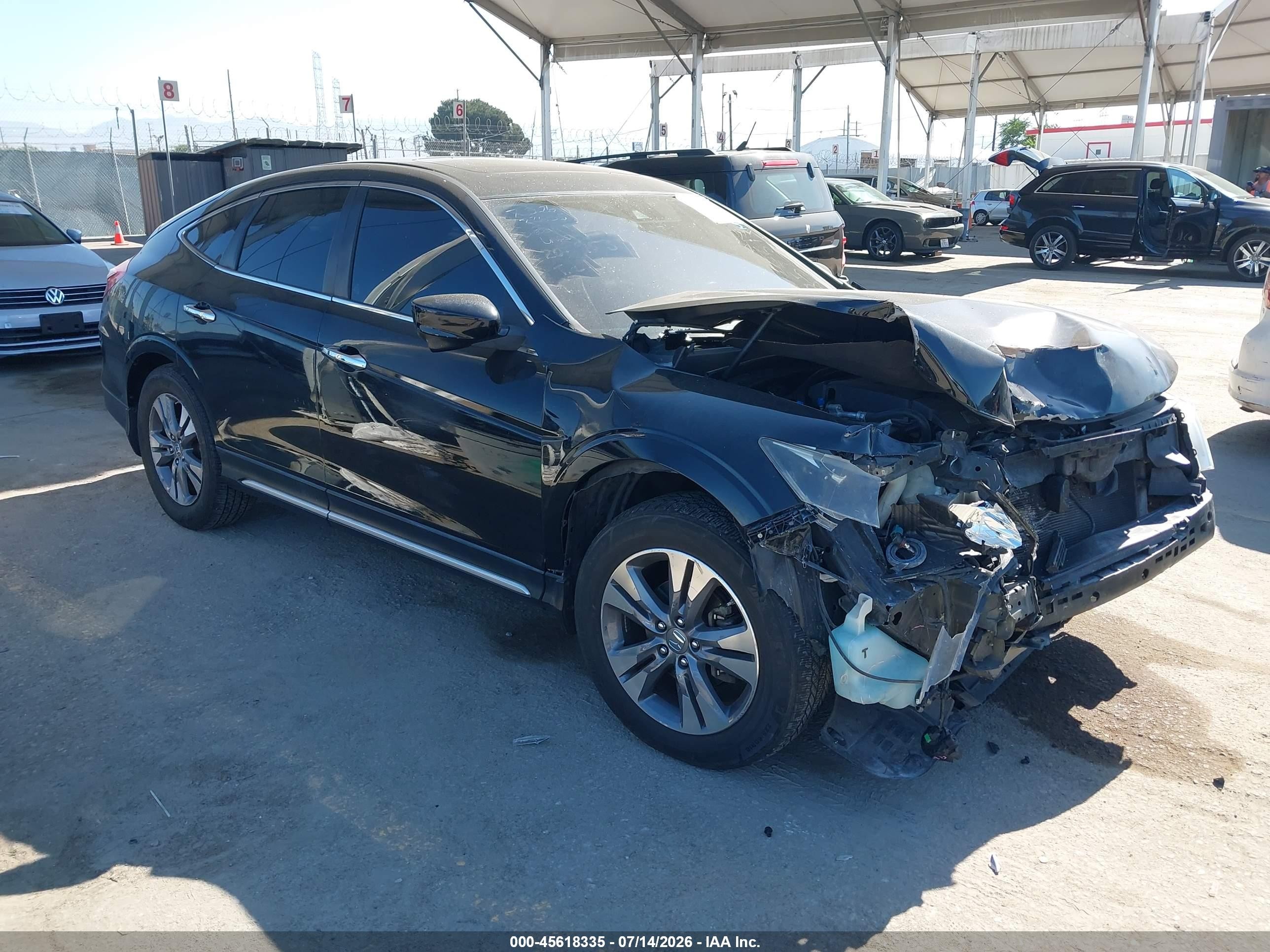 2013 Honda Crosstour Ex-l V6 Black vin: 5J6TF2H53DL001309