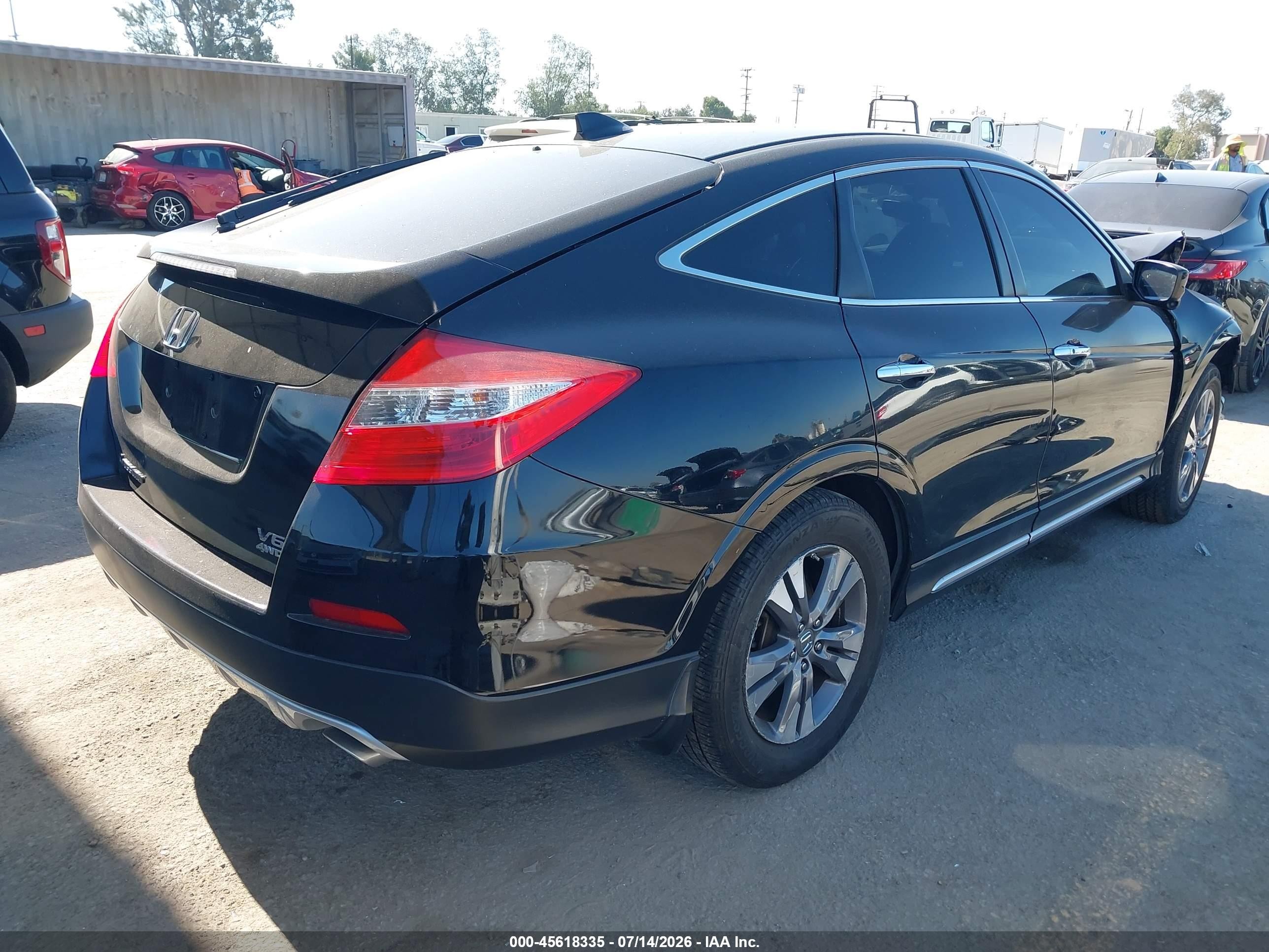 2013 Honda Crosstour Ex-l V6 Black vin: 5J6TF2H53DL001309