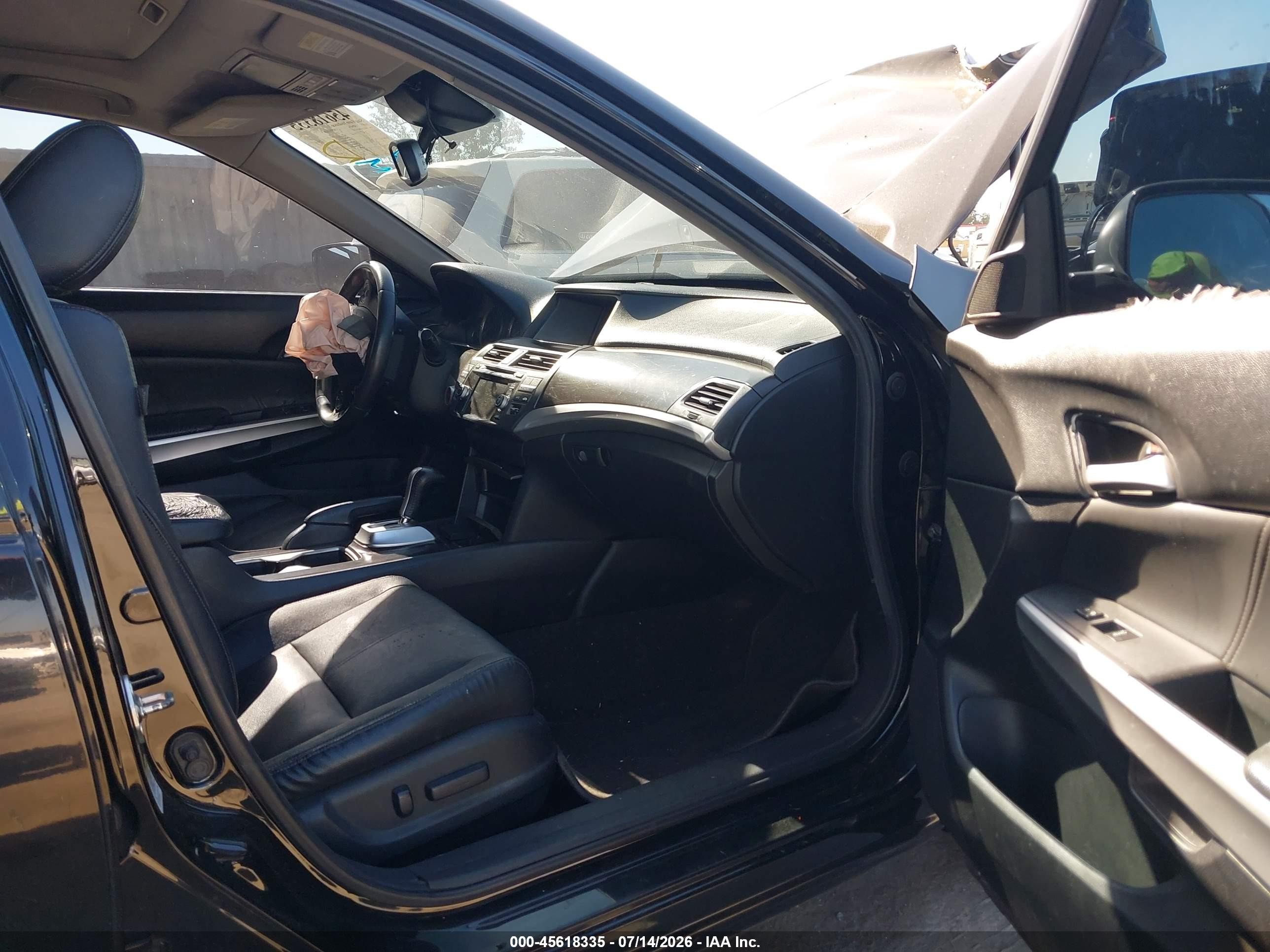2013 Honda Crosstour Ex-l V6 Black vin: 5J6TF2H53DL001309