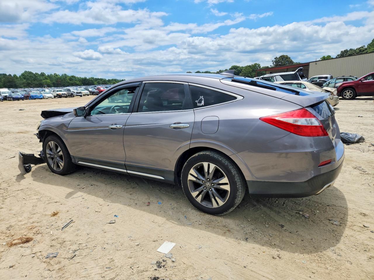 2013 Honda Crosstour Exl Gray vin: 5J6TF2H53DL004694