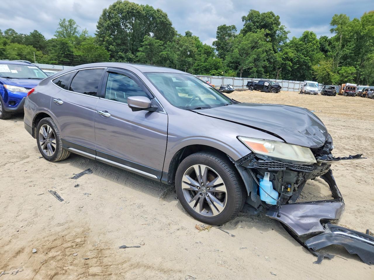 2013 Honda Crosstour Exl Gray vin: 5J6TF2H53DL004694