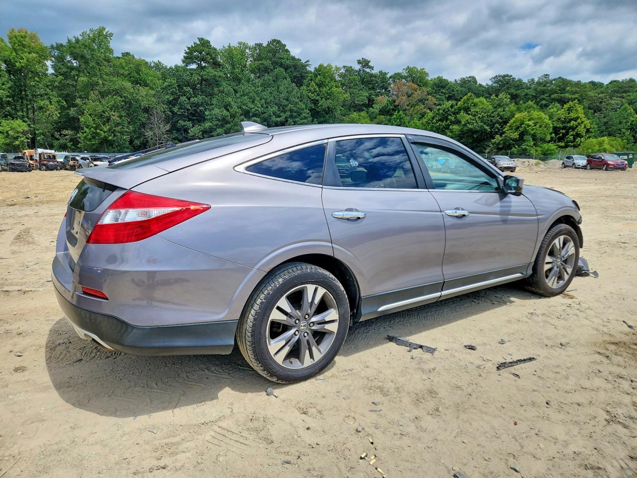 2013 Honda Crosstour Exl Gray vin: 5J6TF2H53DL004694