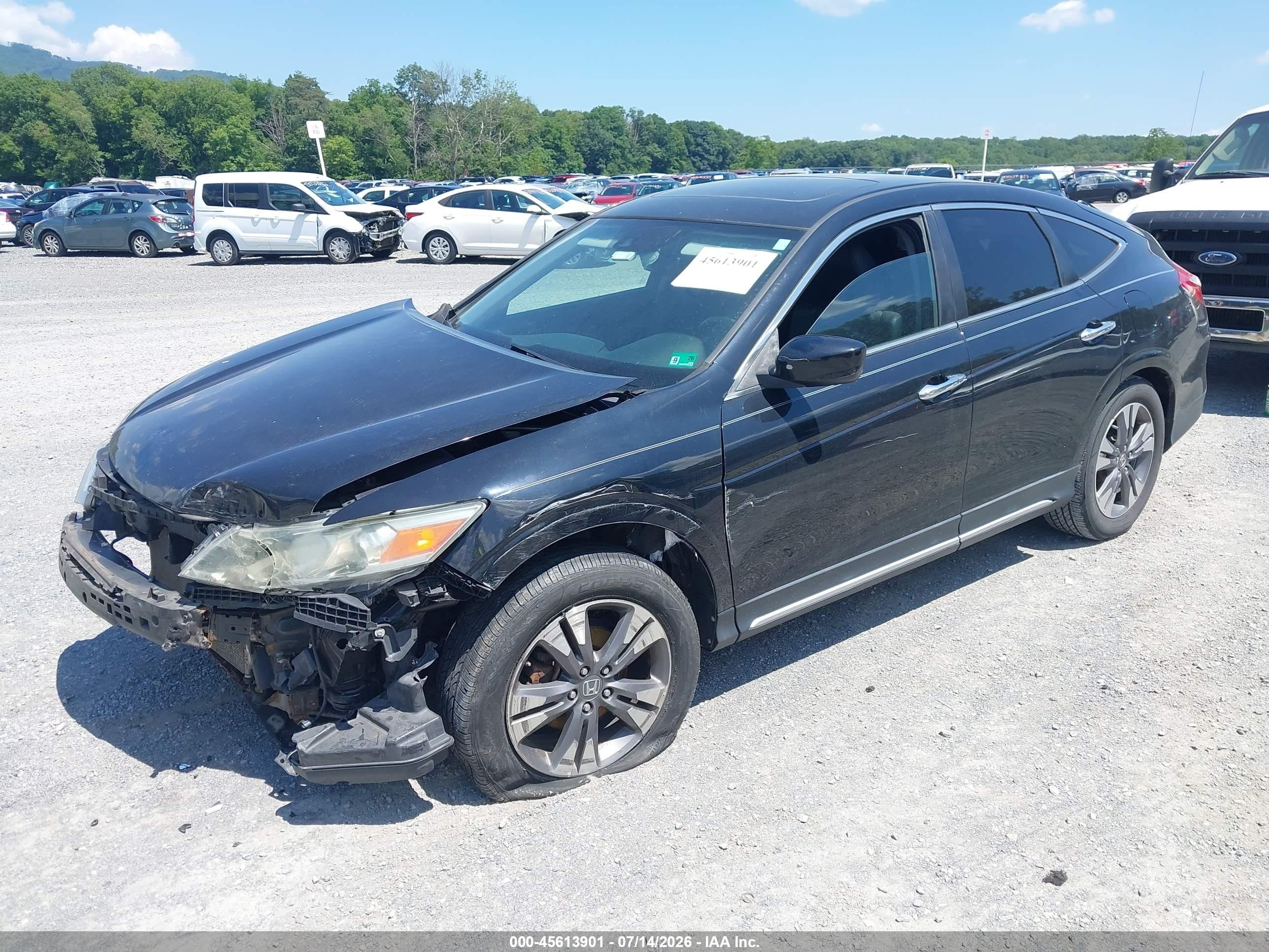2015 Honda Crosstour Ex-l V6 Black vin: 5J6TF2H53FL000230