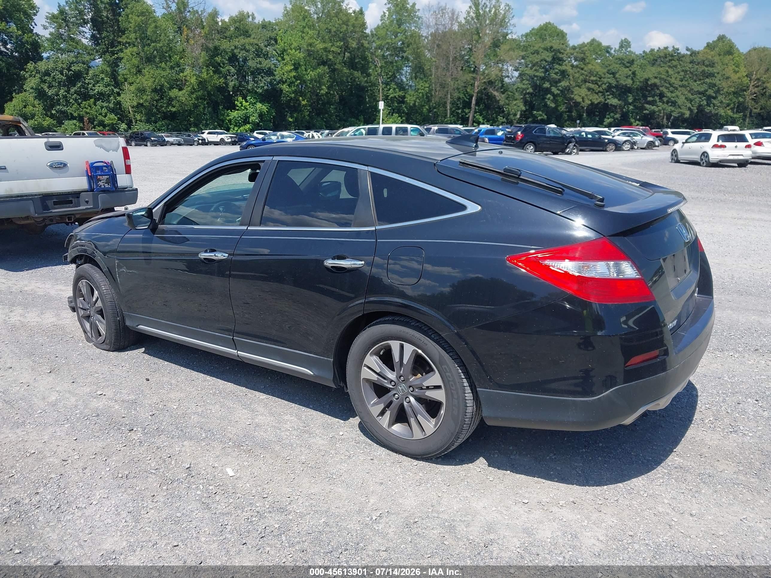 2015 Honda Crosstour Ex-l V6 Black vin: 5J6TF2H53FL000230