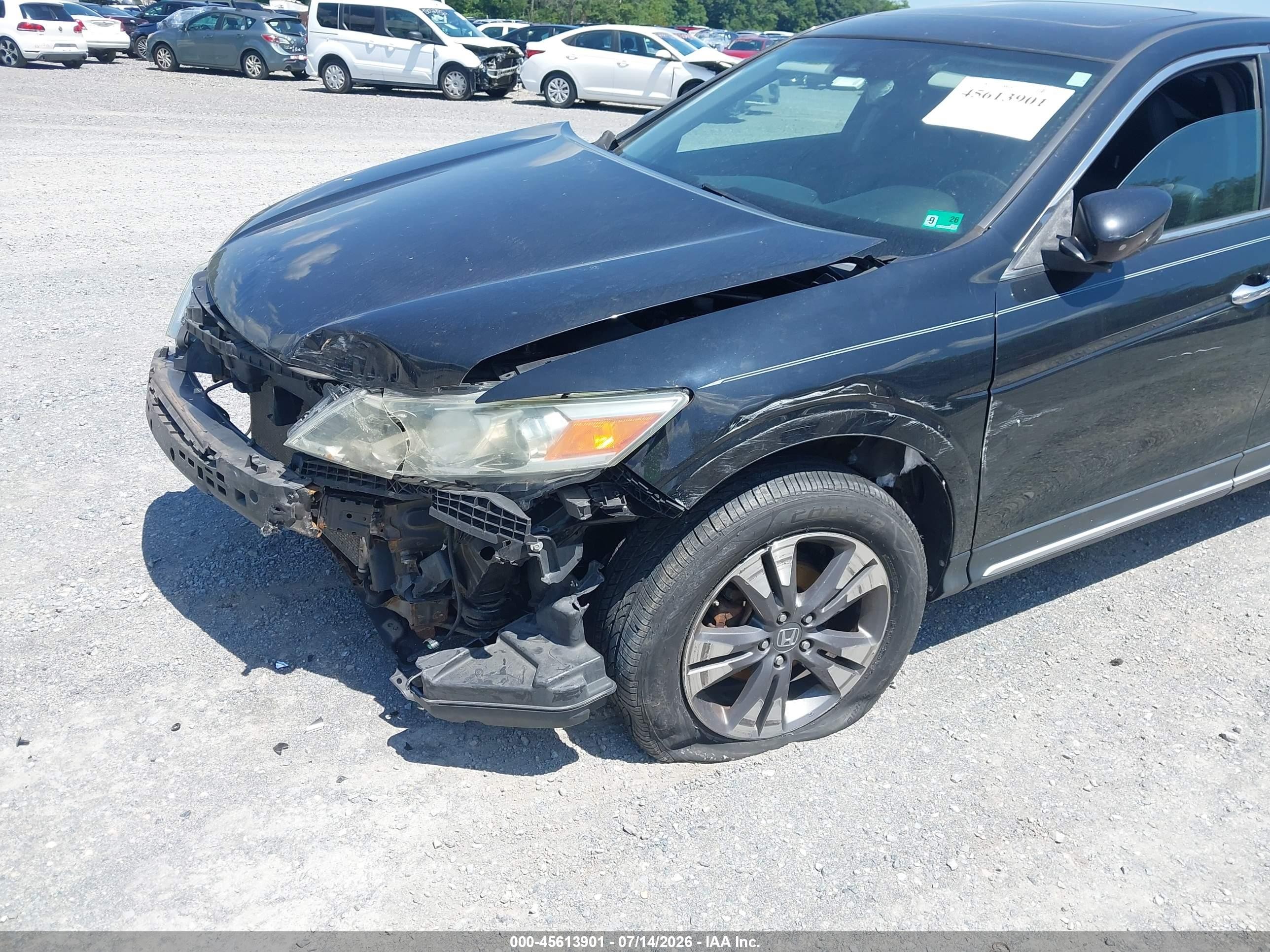 2015 Honda Crosstour Ex-l V6 Black vin: 5J6TF2H53FL000230
