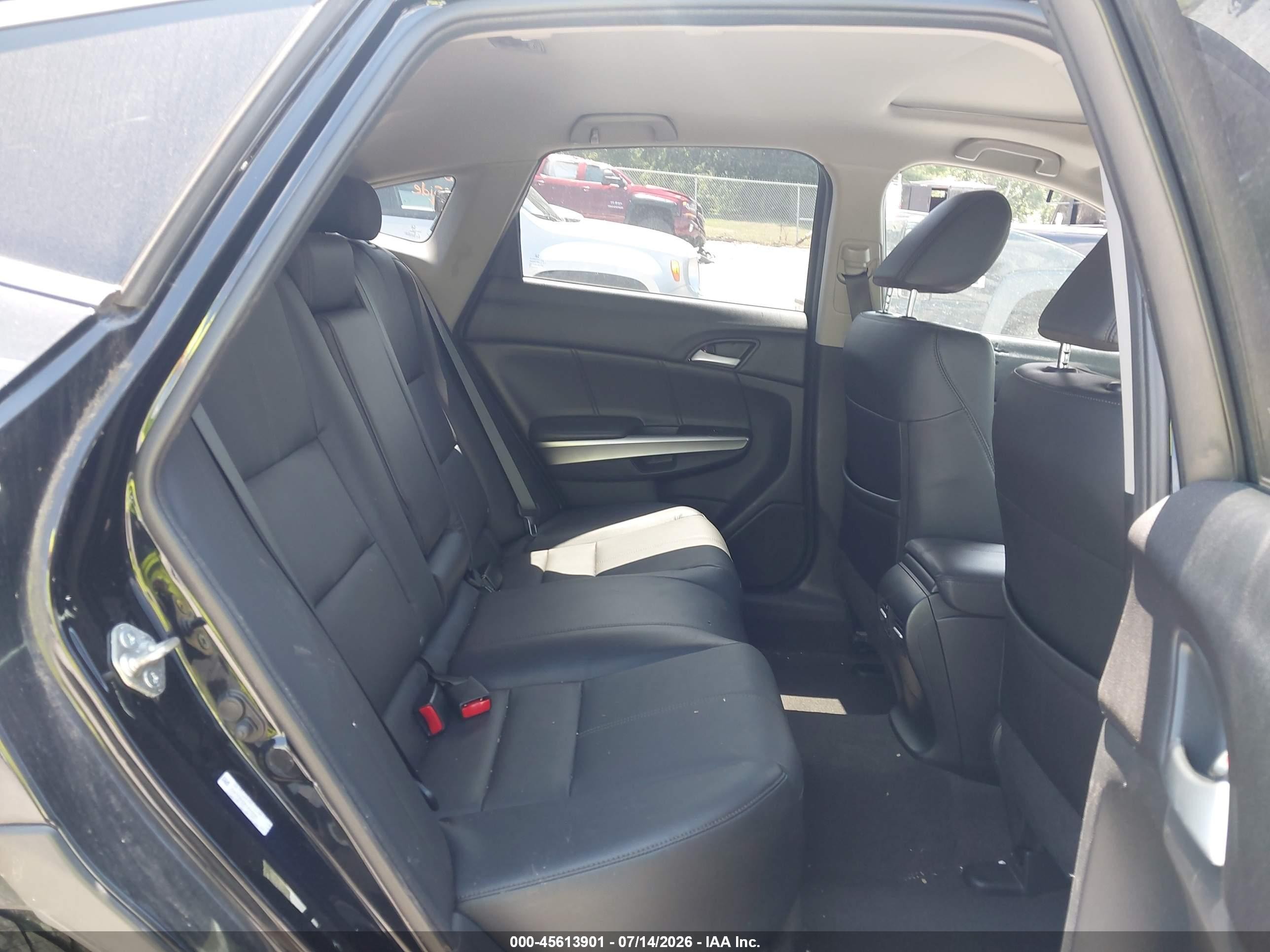 2015 Honda Crosstour Ex-l V6 Black vin: 5J6TF2H53FL000230