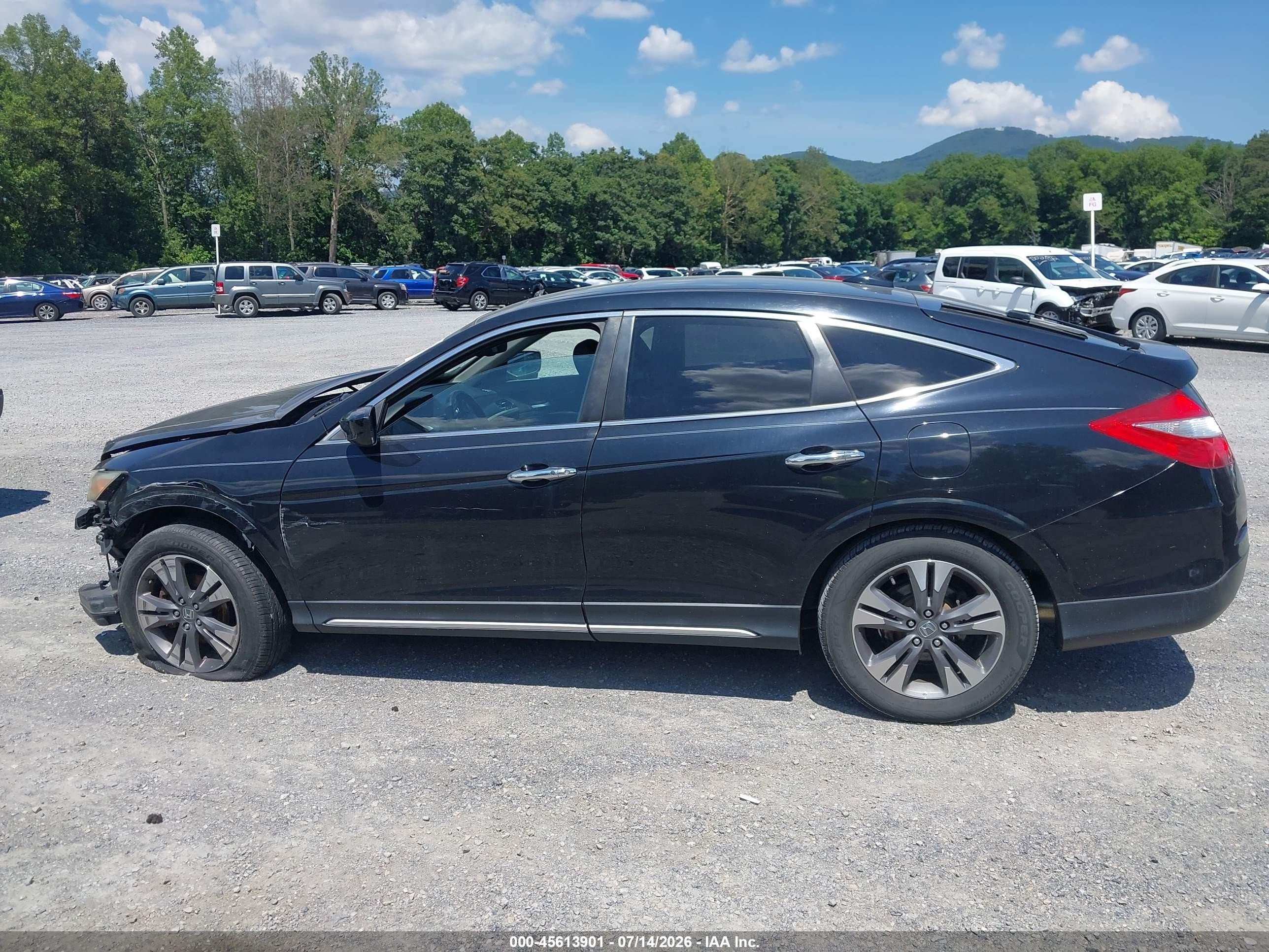 2015 Honda Crosstour Ex-l V6 Black vin: 5J6TF2H53FL000230