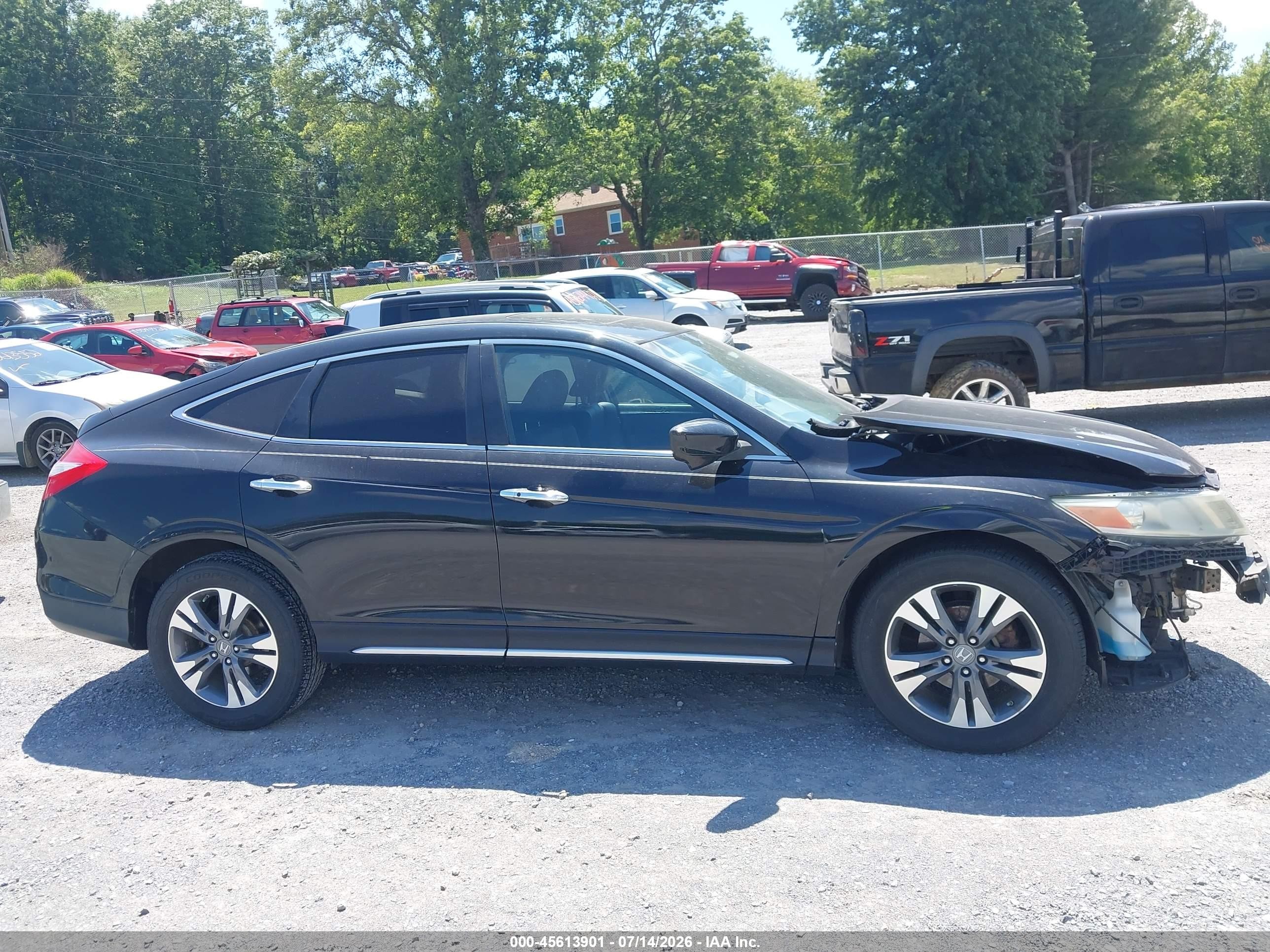 2015 Honda Crosstour Ex-l V6 Black vin: 5J6TF2H53FL000230