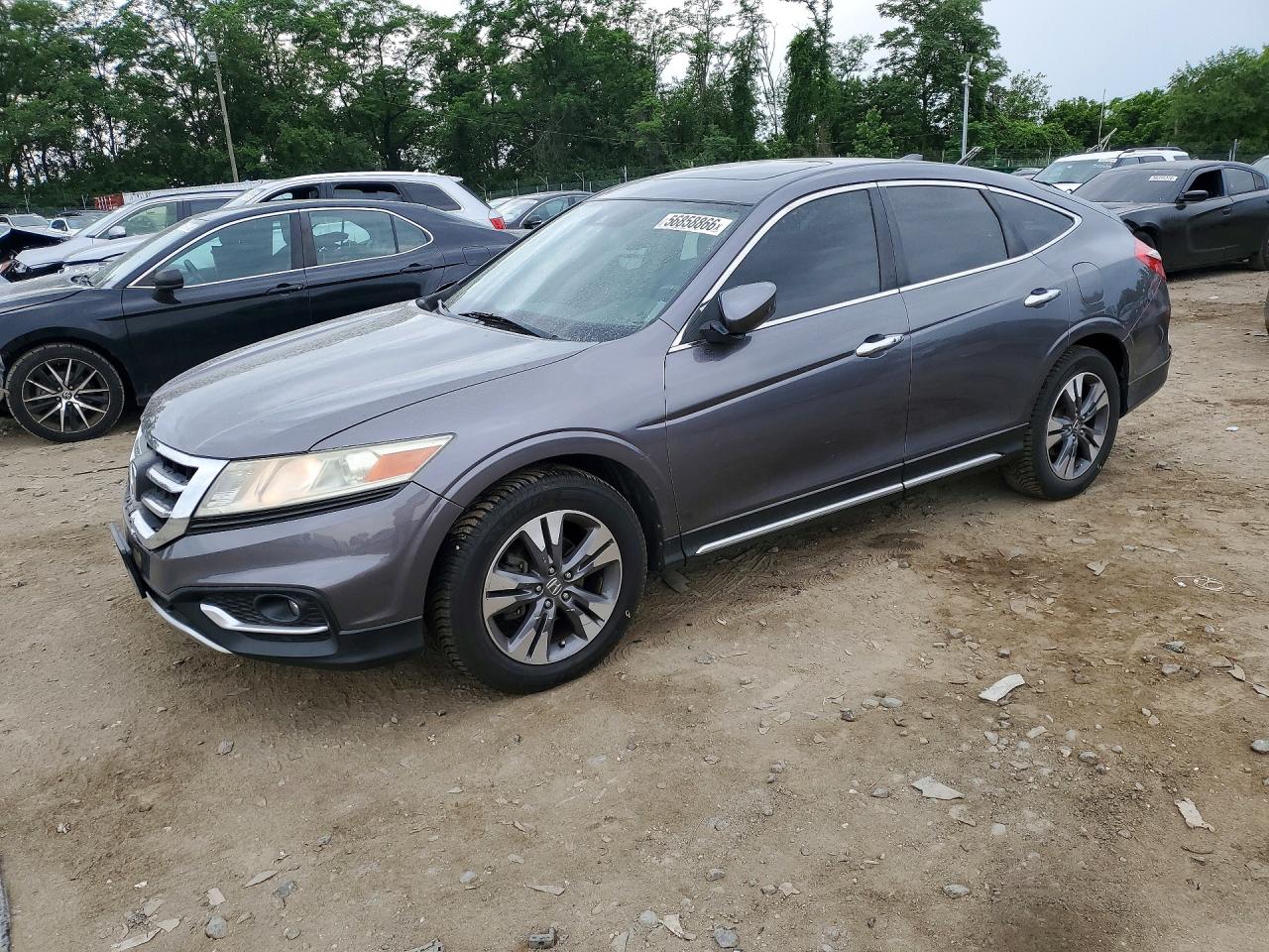 2015 Honda Crosstour Exl Gray vin: 5J6TF2H53FL004097