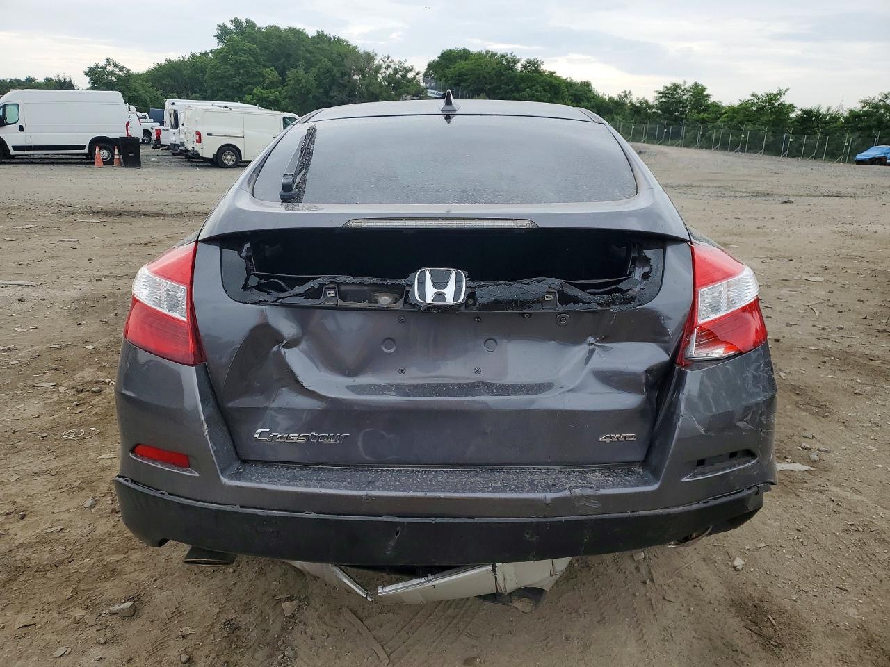 2015 Honda Crosstour Exl Gray vin: 5J6TF2H53FL004097