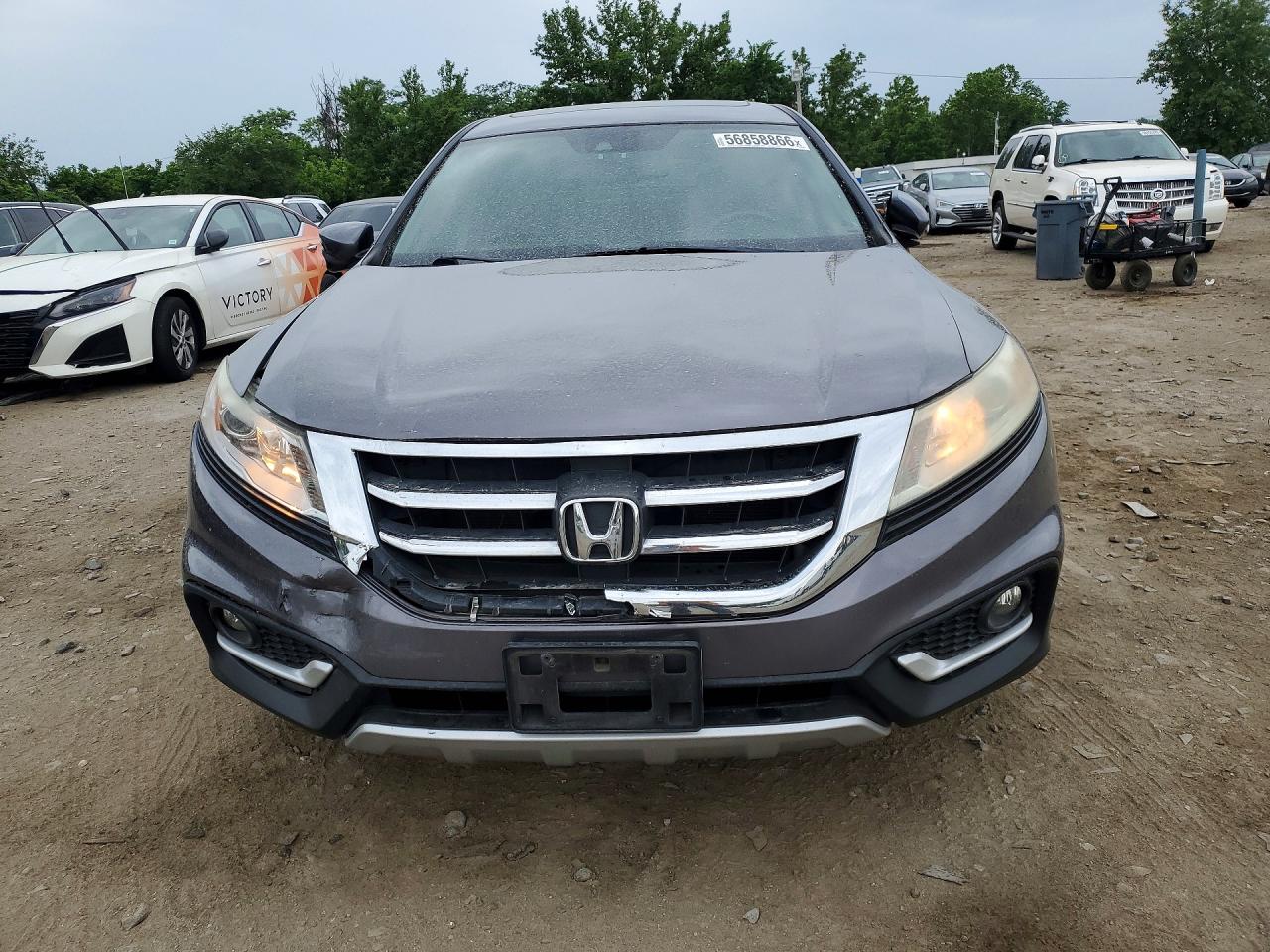 2015 Honda Crosstour Exl Gray vin: 5J6TF2H53FL004097