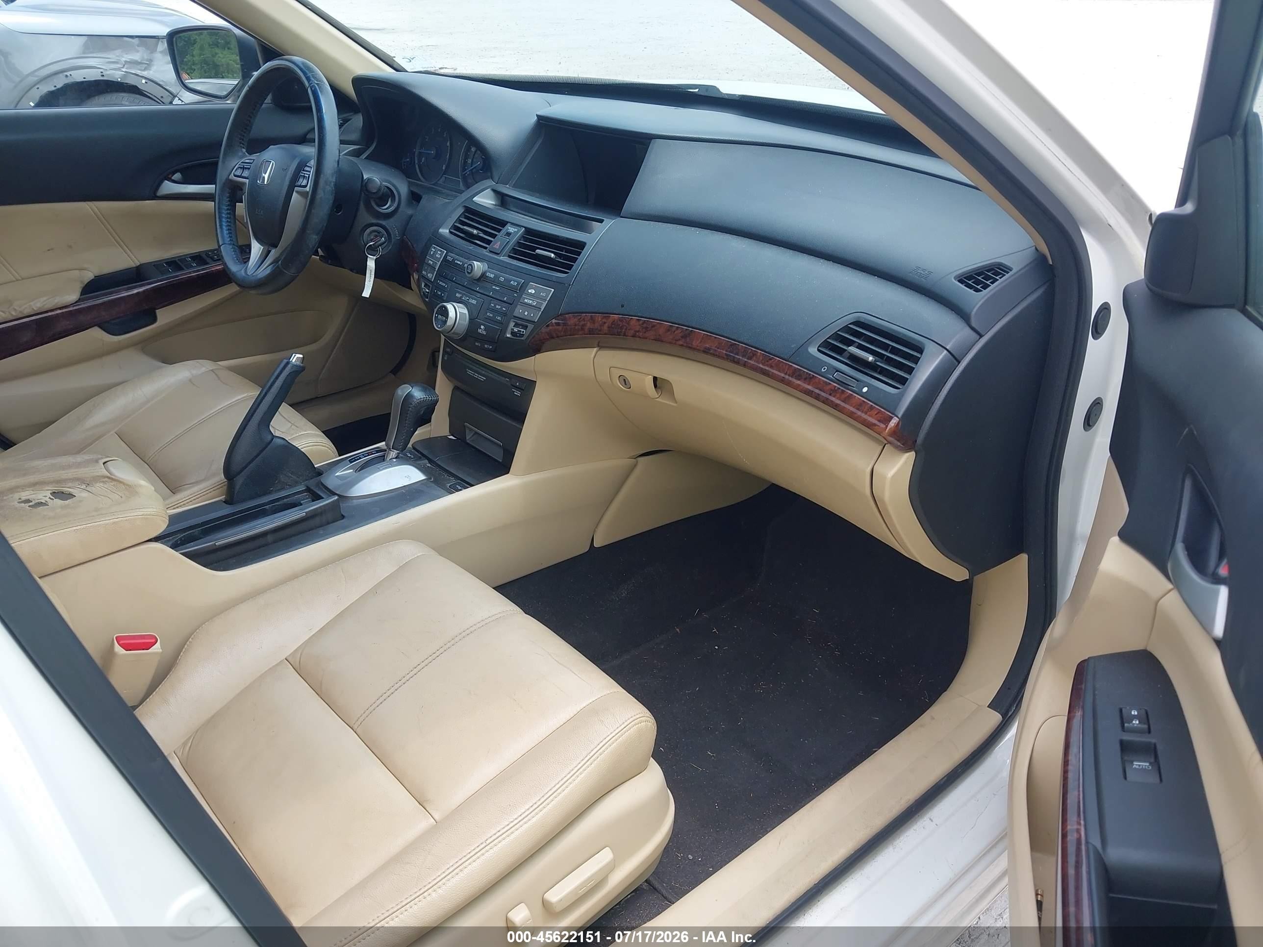 2010 Honda Accord Crosstour Ex-l Белый vin: 5J6TF2H54AL011407