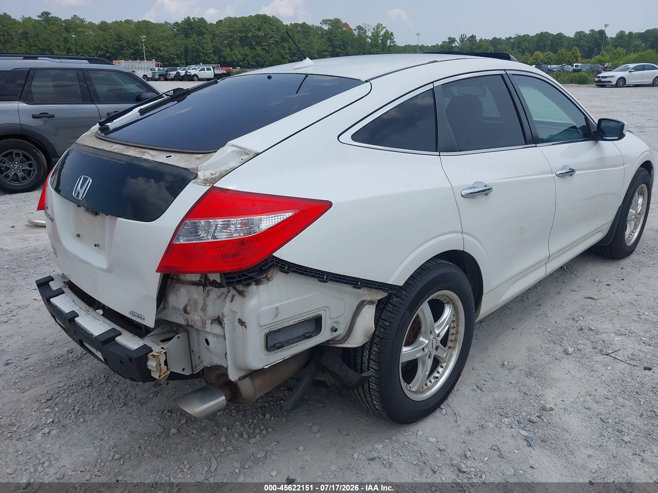 2010 Honda Accord Crosstour Ex-l Белый vin: 5J6TF2H54AL011407