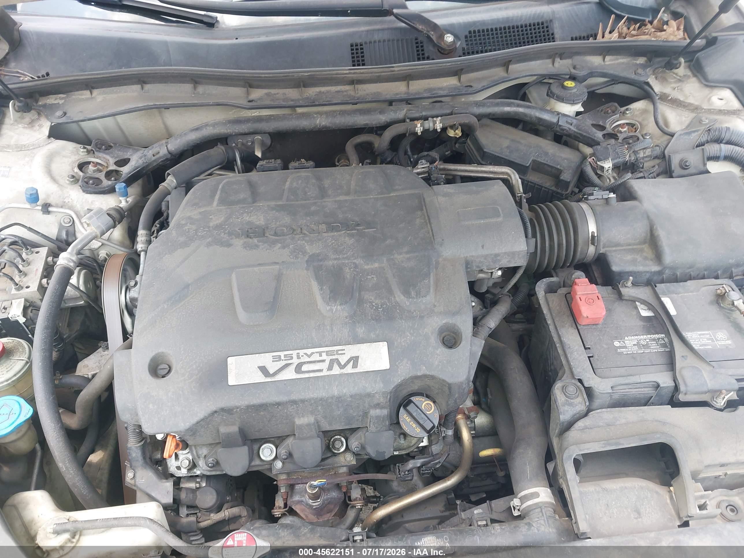 2010 Honda Accord Crosstour Ex-l Белый vin: 5J6TF2H54AL011407